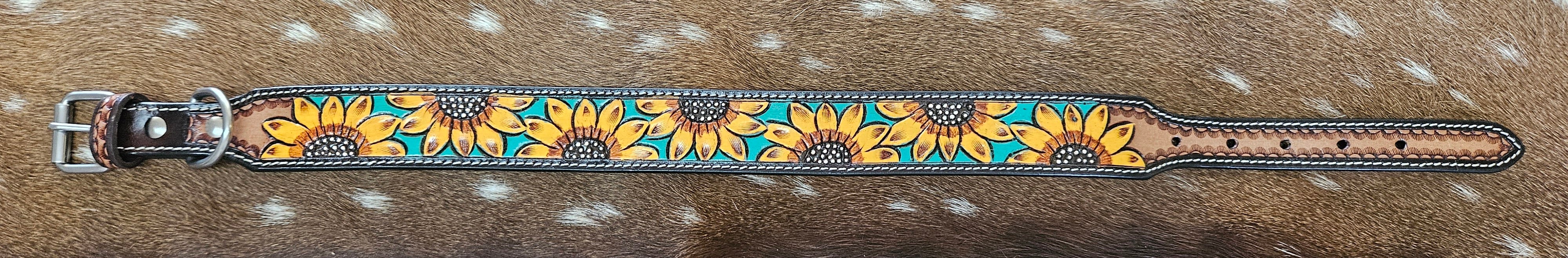 Sunflower Dog Collar