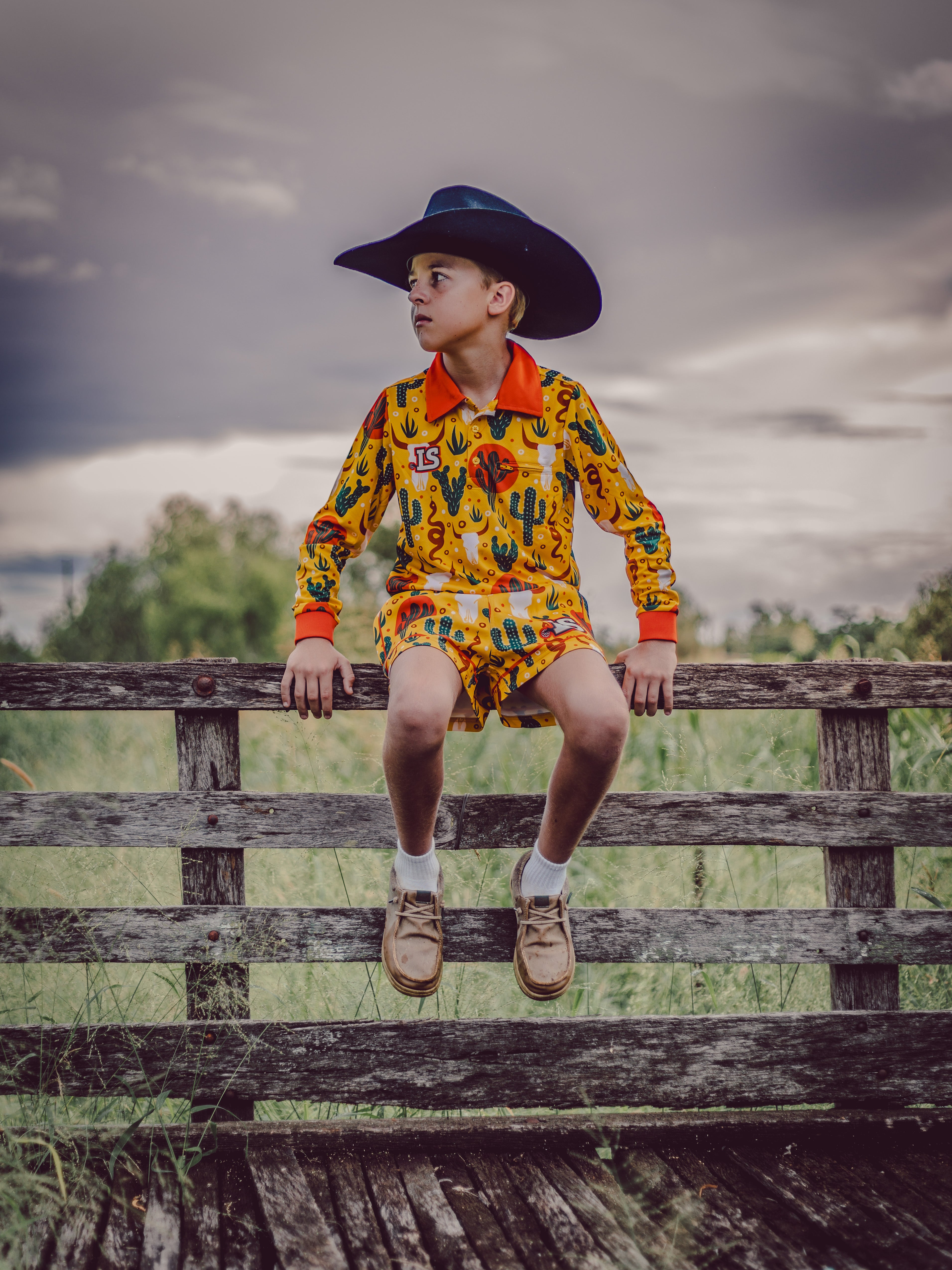 Arid Cactus Teen Sun Protection Shirt
