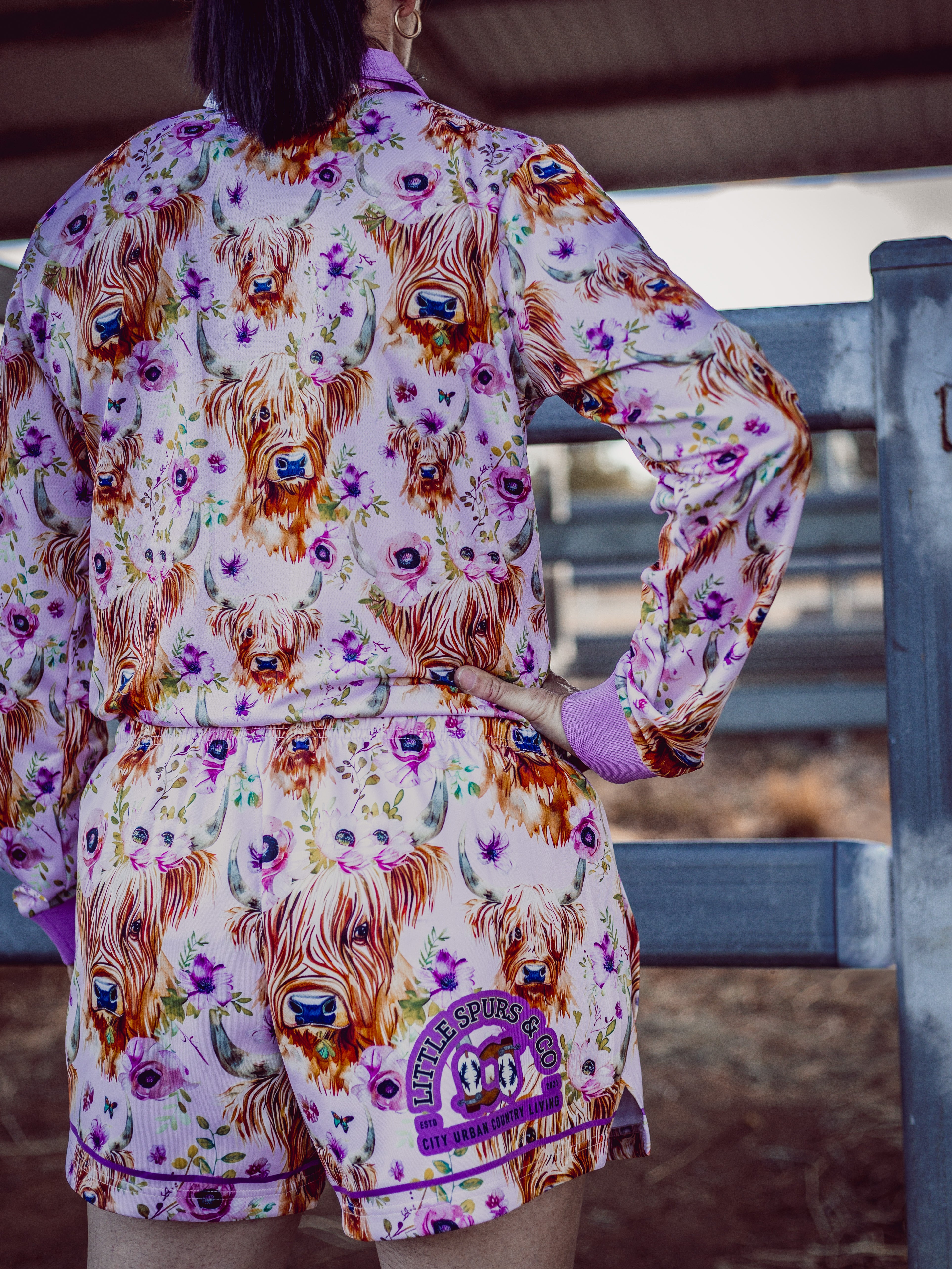 Highland Steer Ladies Shorts
