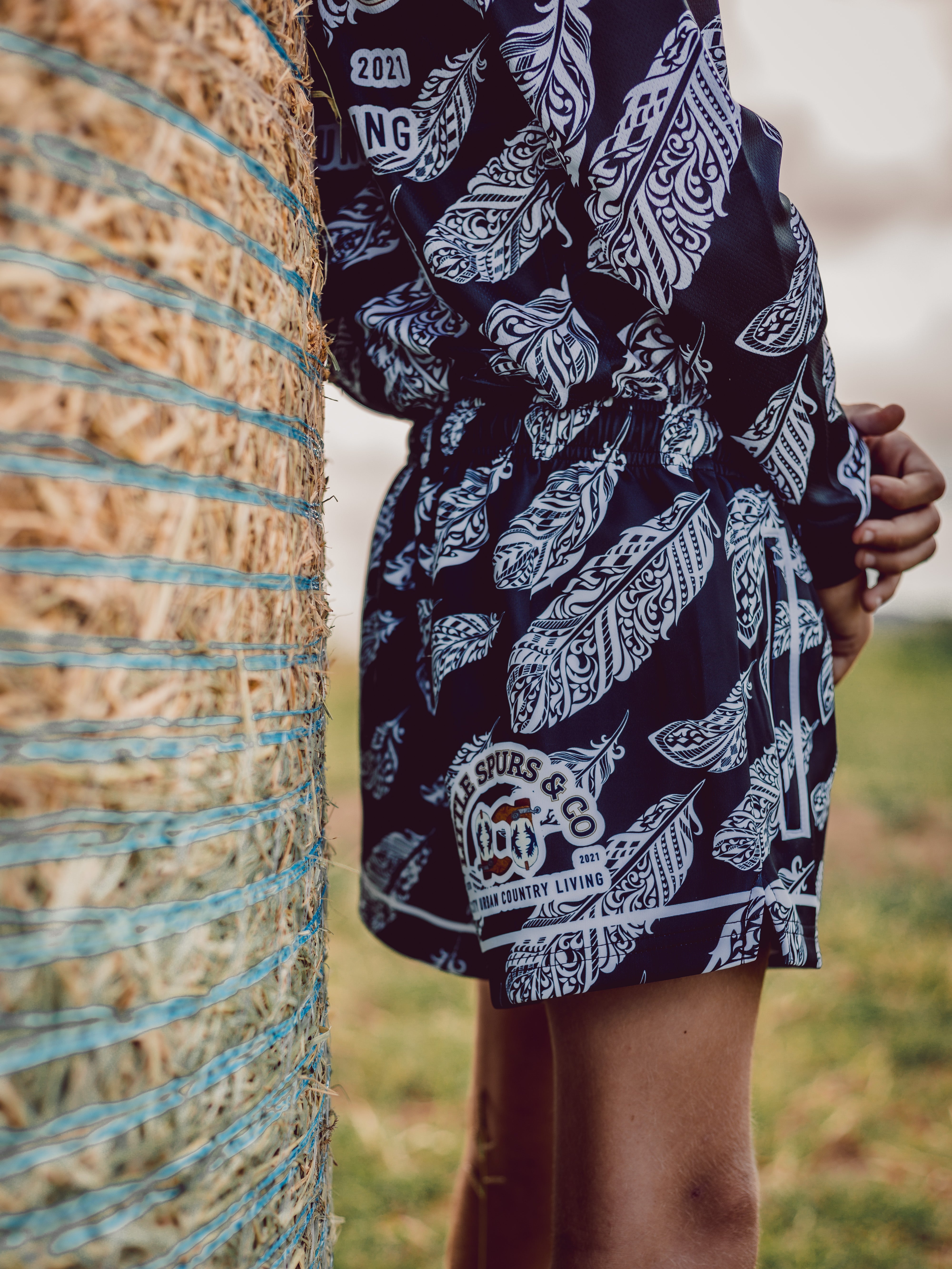 Kiwi Feather Teen Shorts