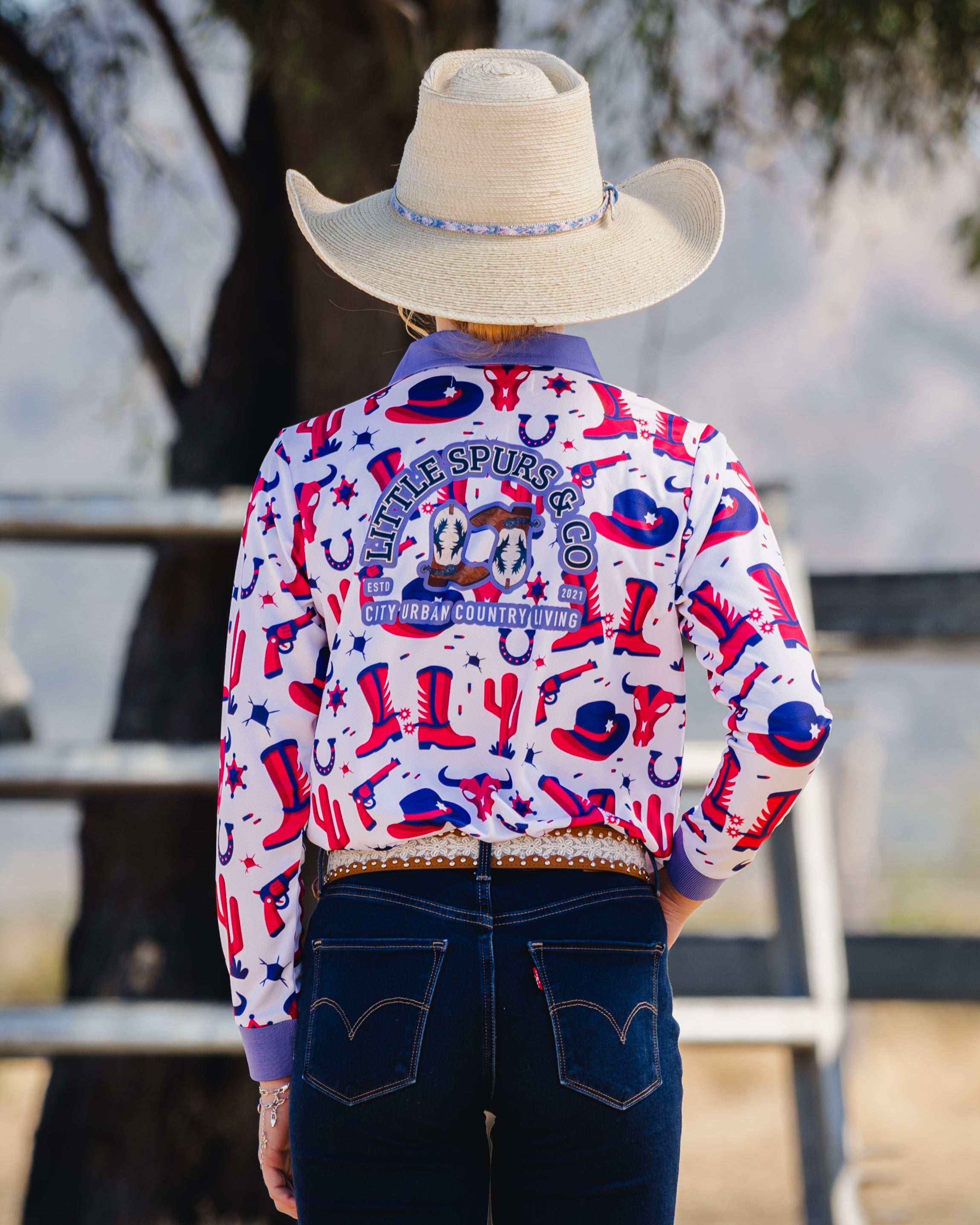 Wild West Girls Teen Sun Protection Shirt
