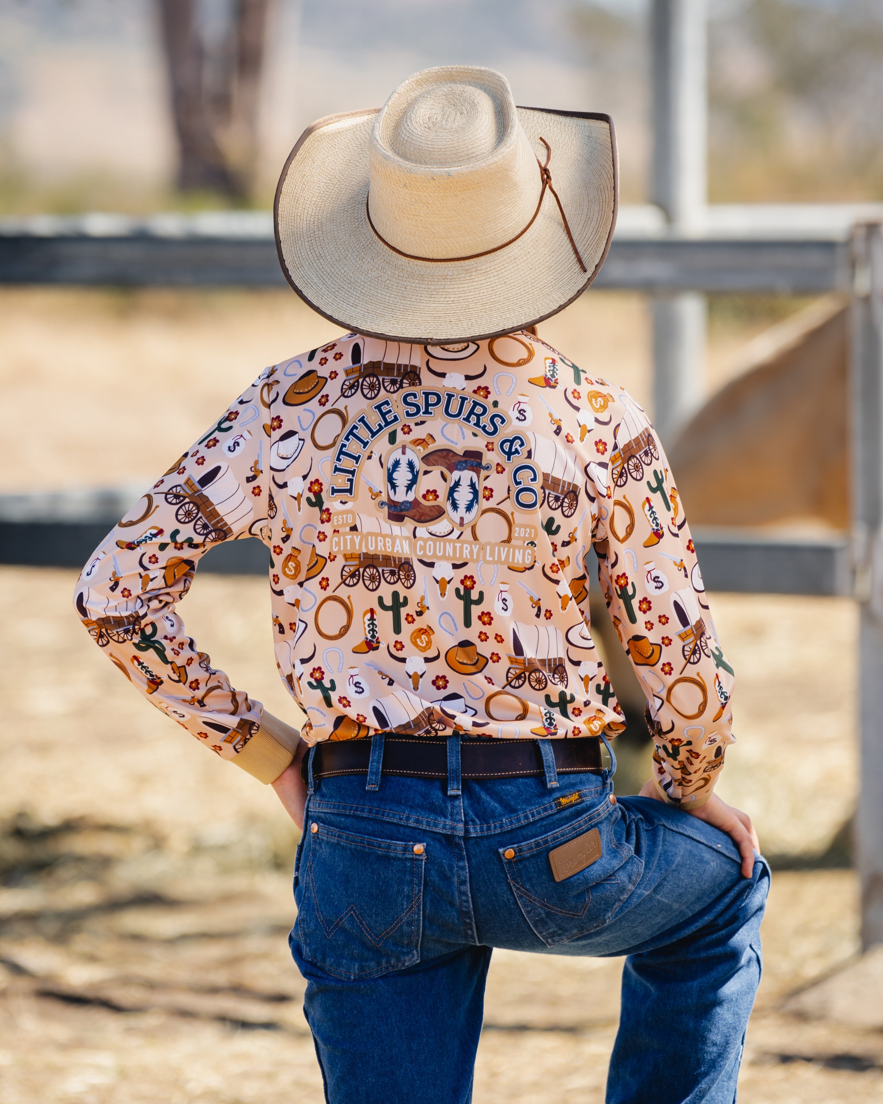 Cowboy Teen Sun Protection Shirt
