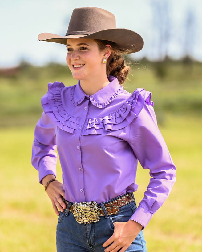 Severnlea Ruffle Teen Dress Shirt