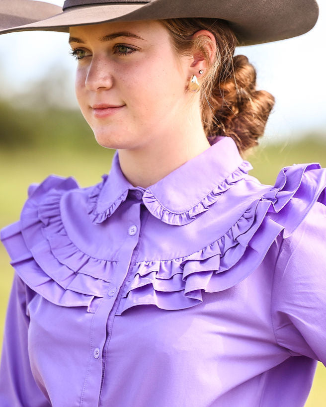 Severnlea Ruffle Teen Dress Shirt