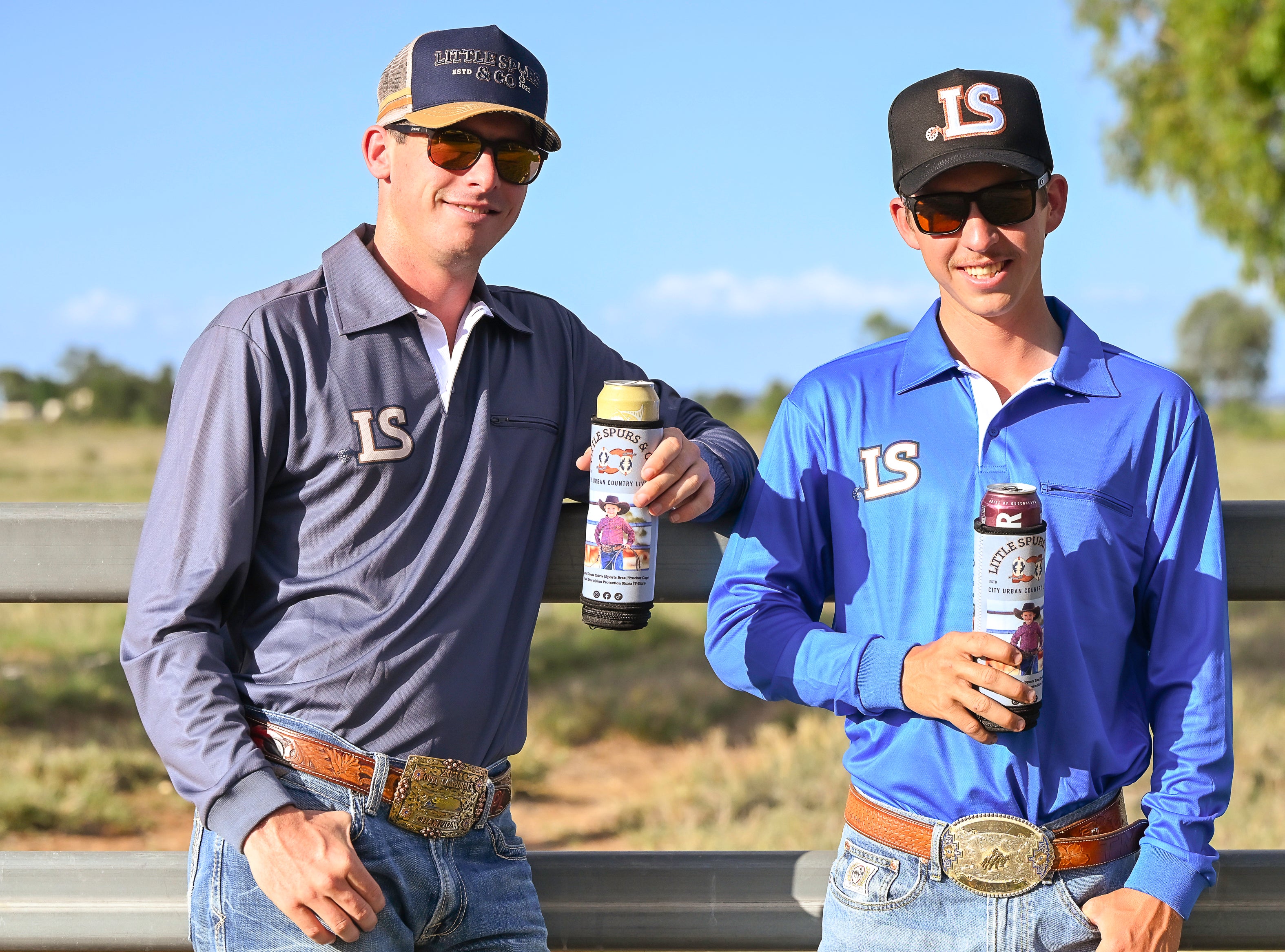 Little Spurs & Co Double Can Stubby Cooler