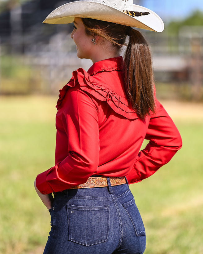 Severnlea Ruffle Teen Dress Shirt