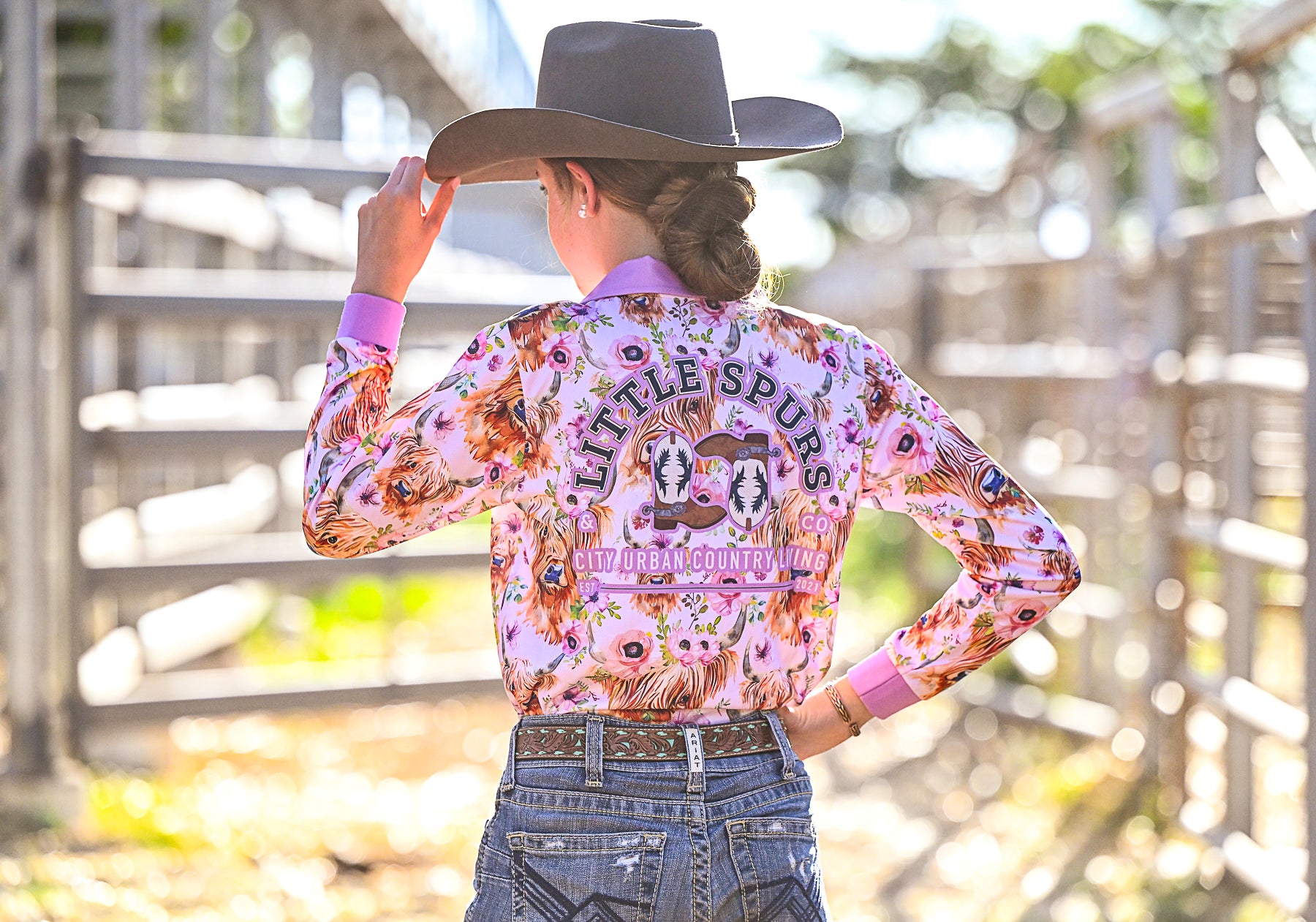 Highland Steer Teen Sun Protection Shirt