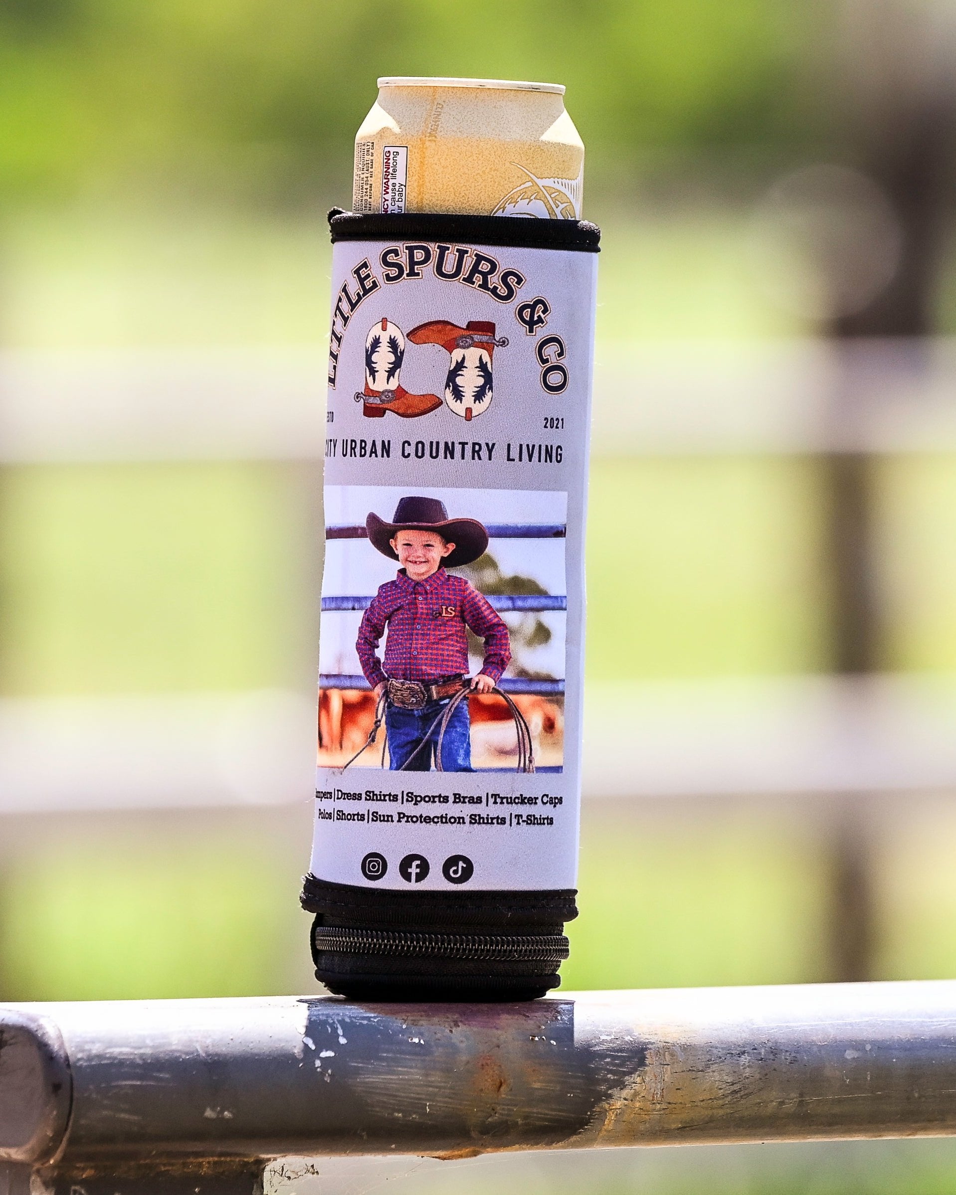 Little Spurs & Co Double Can Stubby Cooler