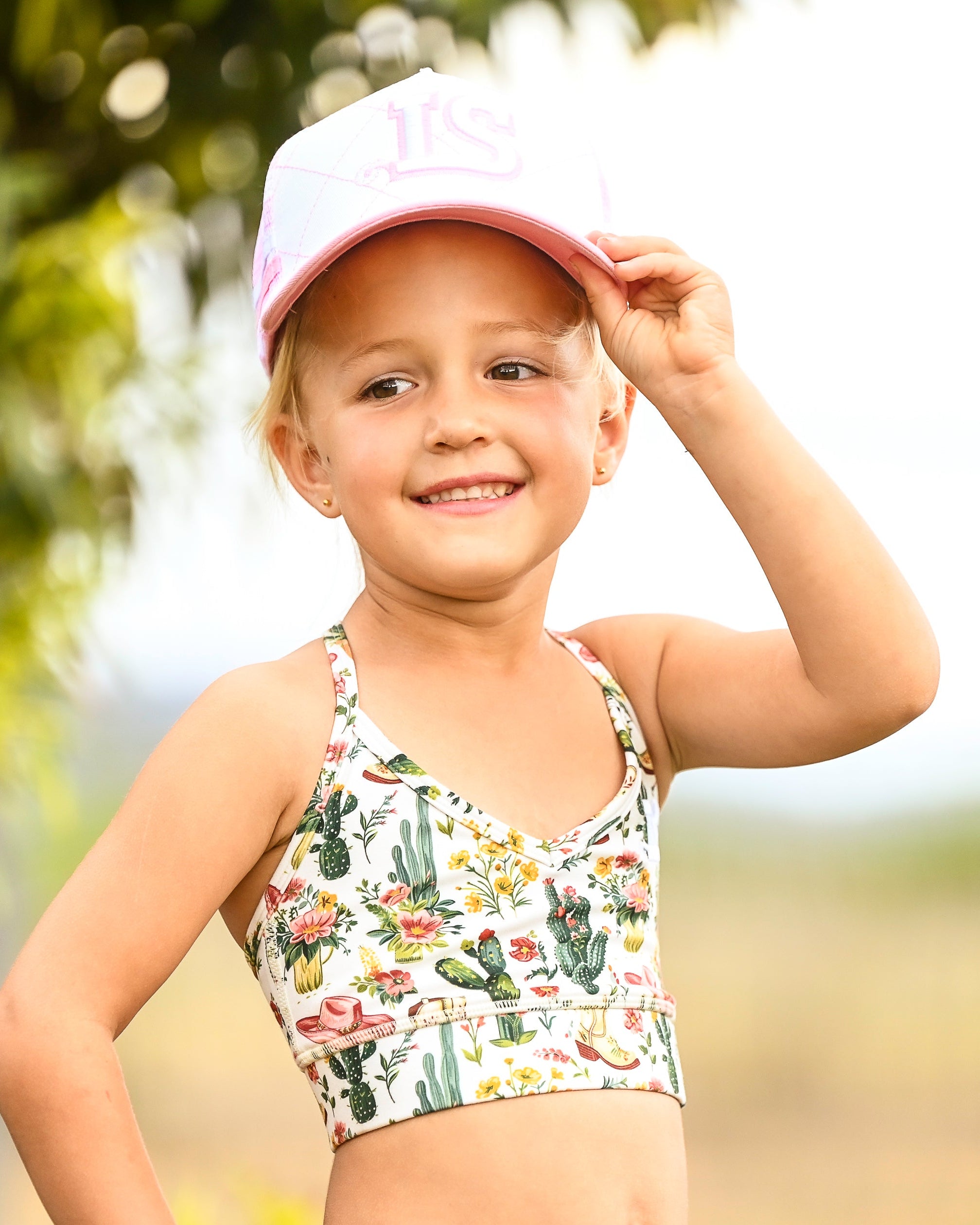 Cactus n Boots Sports Crop