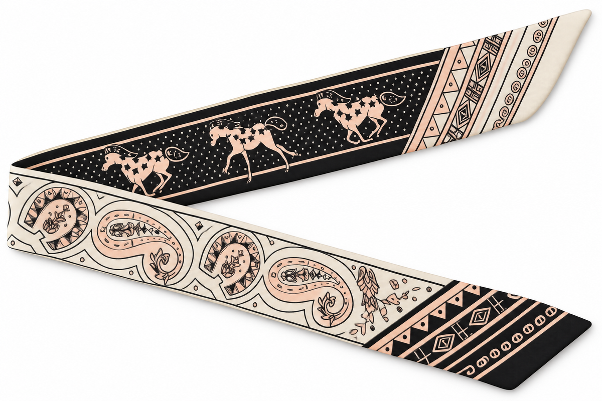 Twilly Scarf - Salmon Pink