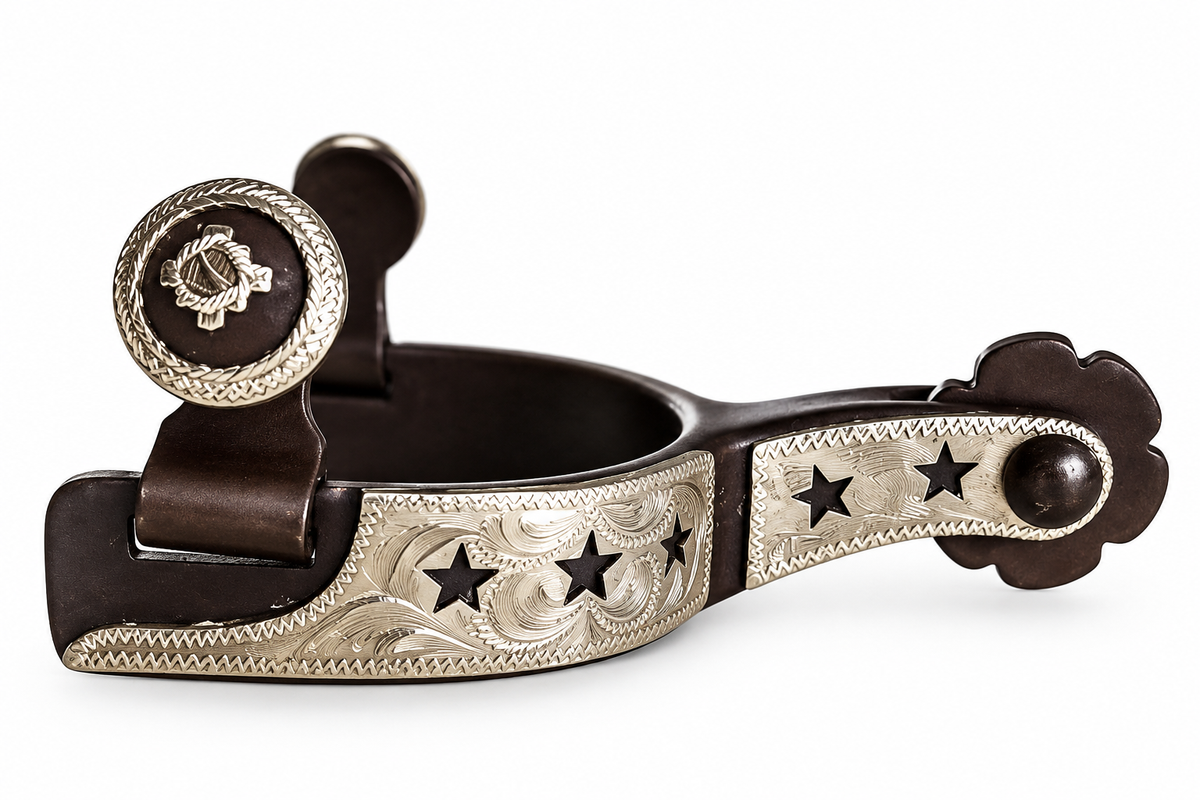 Toddler Western Spurs - Star Design