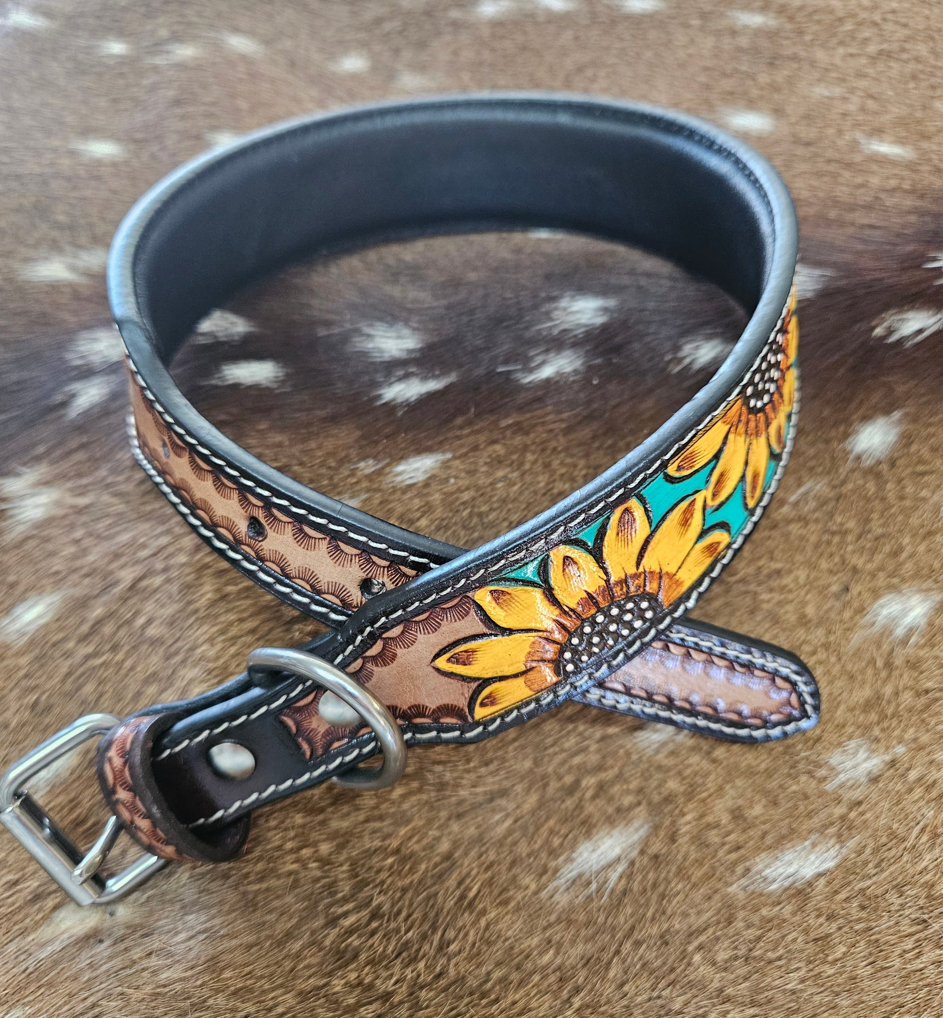 Sunflower Dog Collar