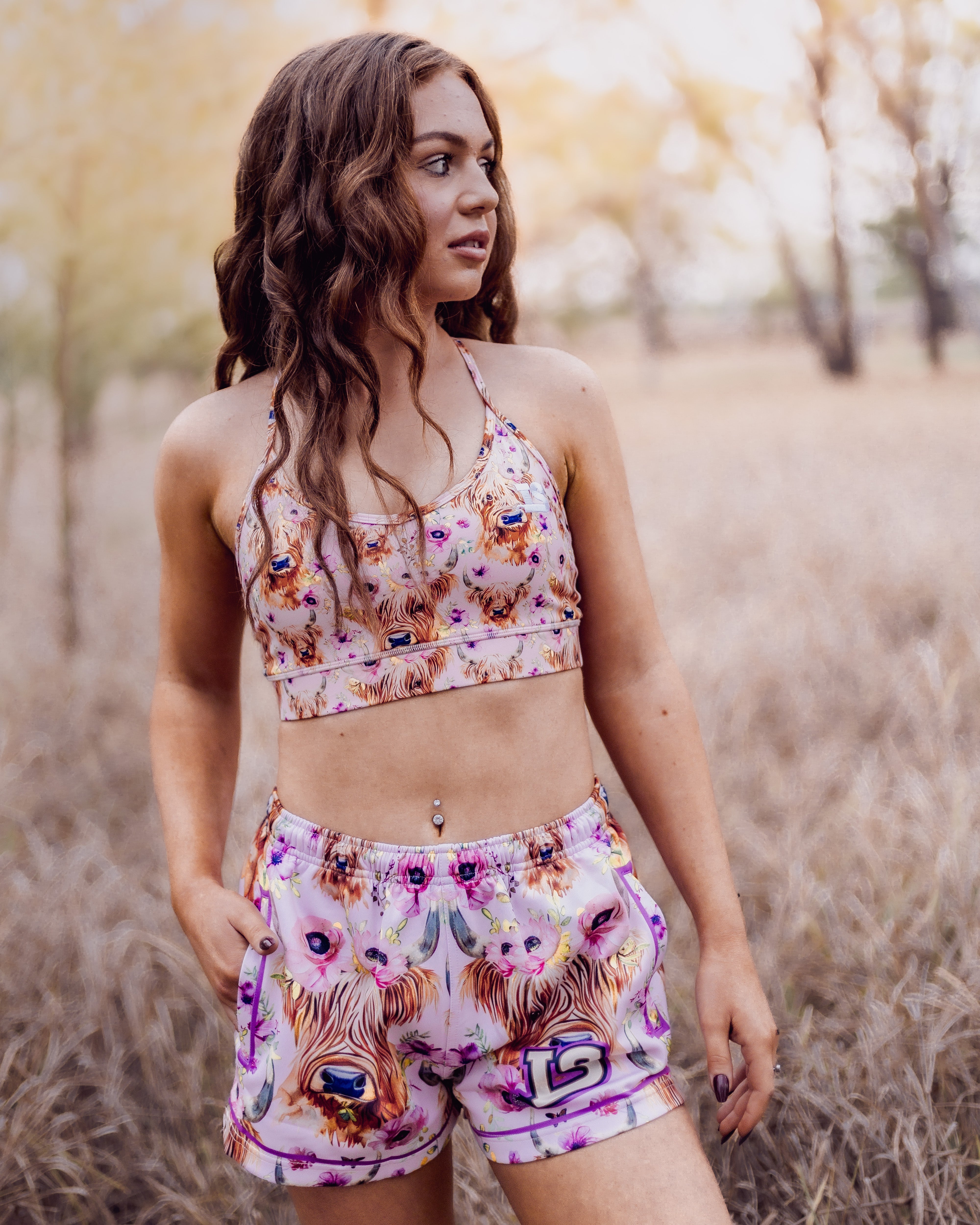 Highland Steer Teen Shorts