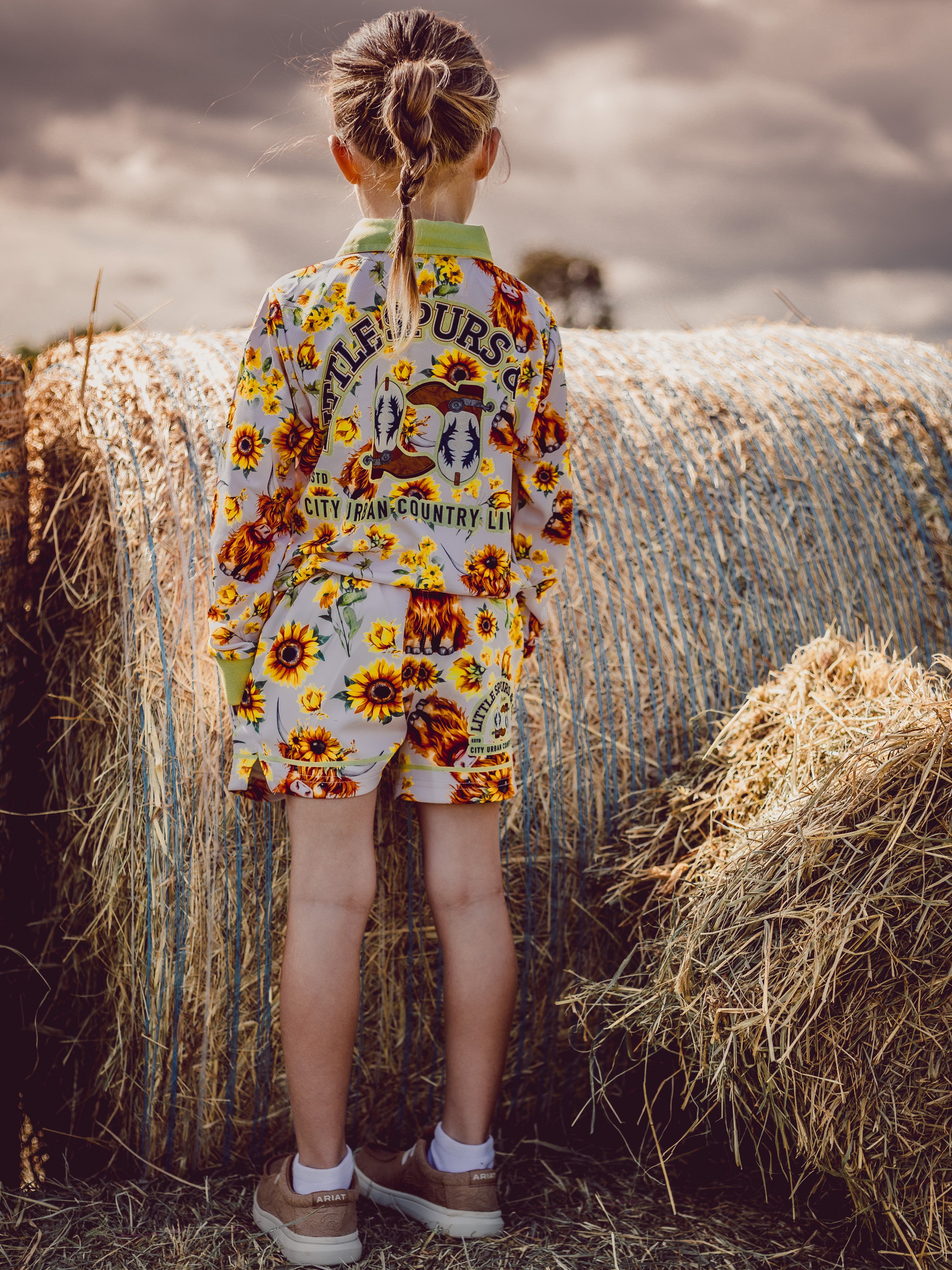 Highland Sunflower Teen Sun Protection Shirt