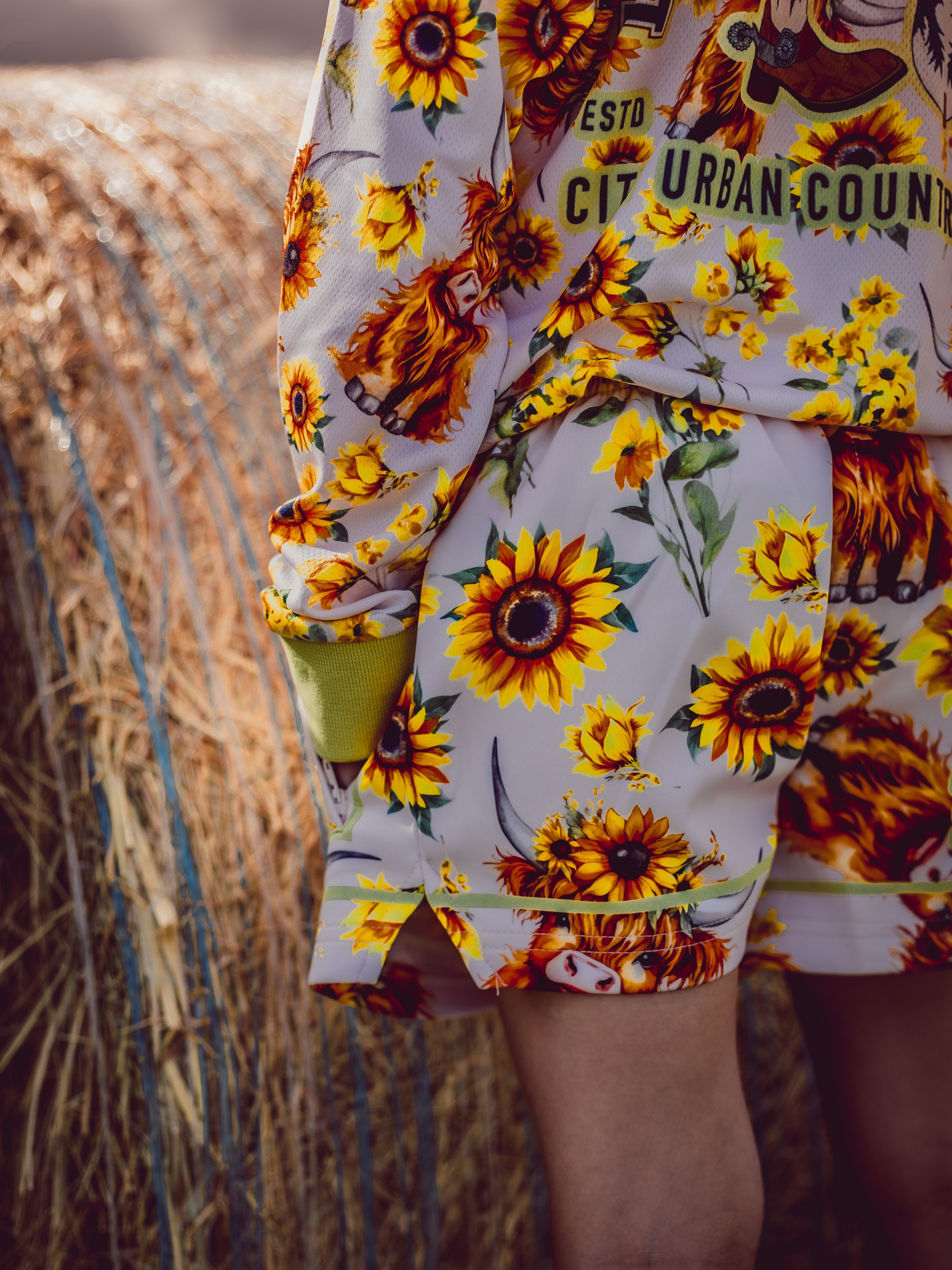 Highland Sunflower Teen Sun Protection Shirt