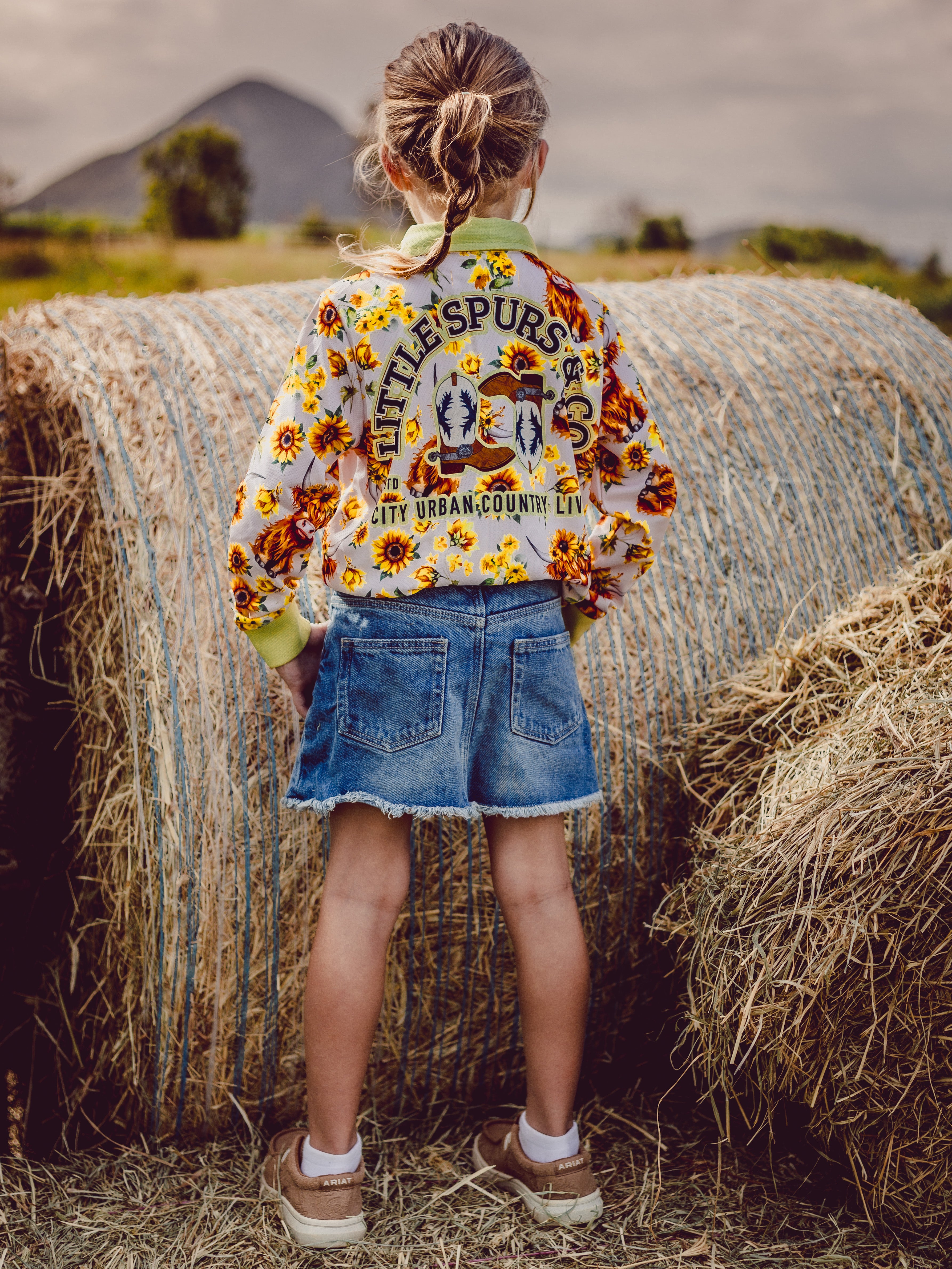 Highland Sunflower Teen Sun Protection Shirt