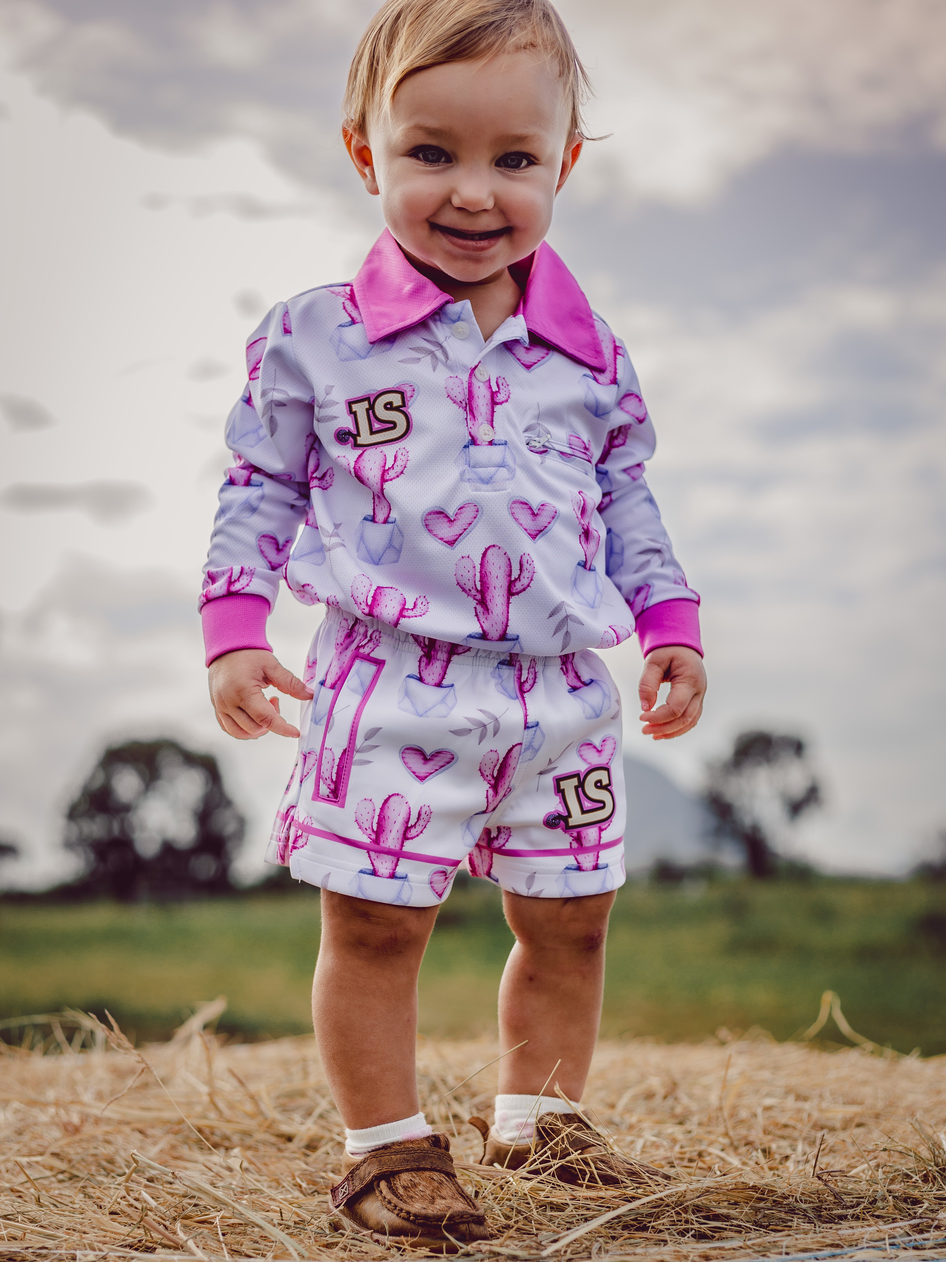 Pink Cactus Sun Protection Shirt