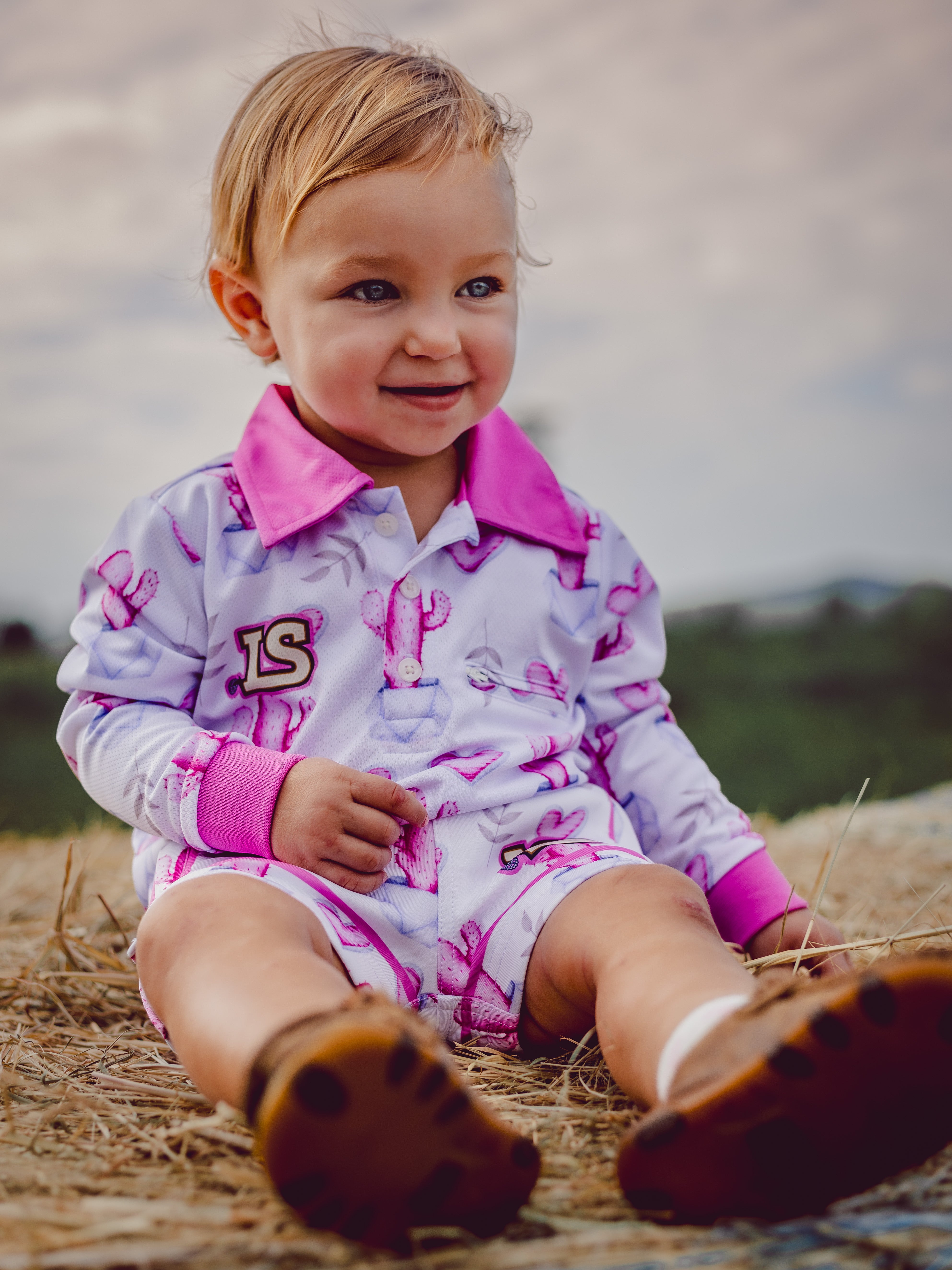 Pink Cactus Sun Protection Shirt