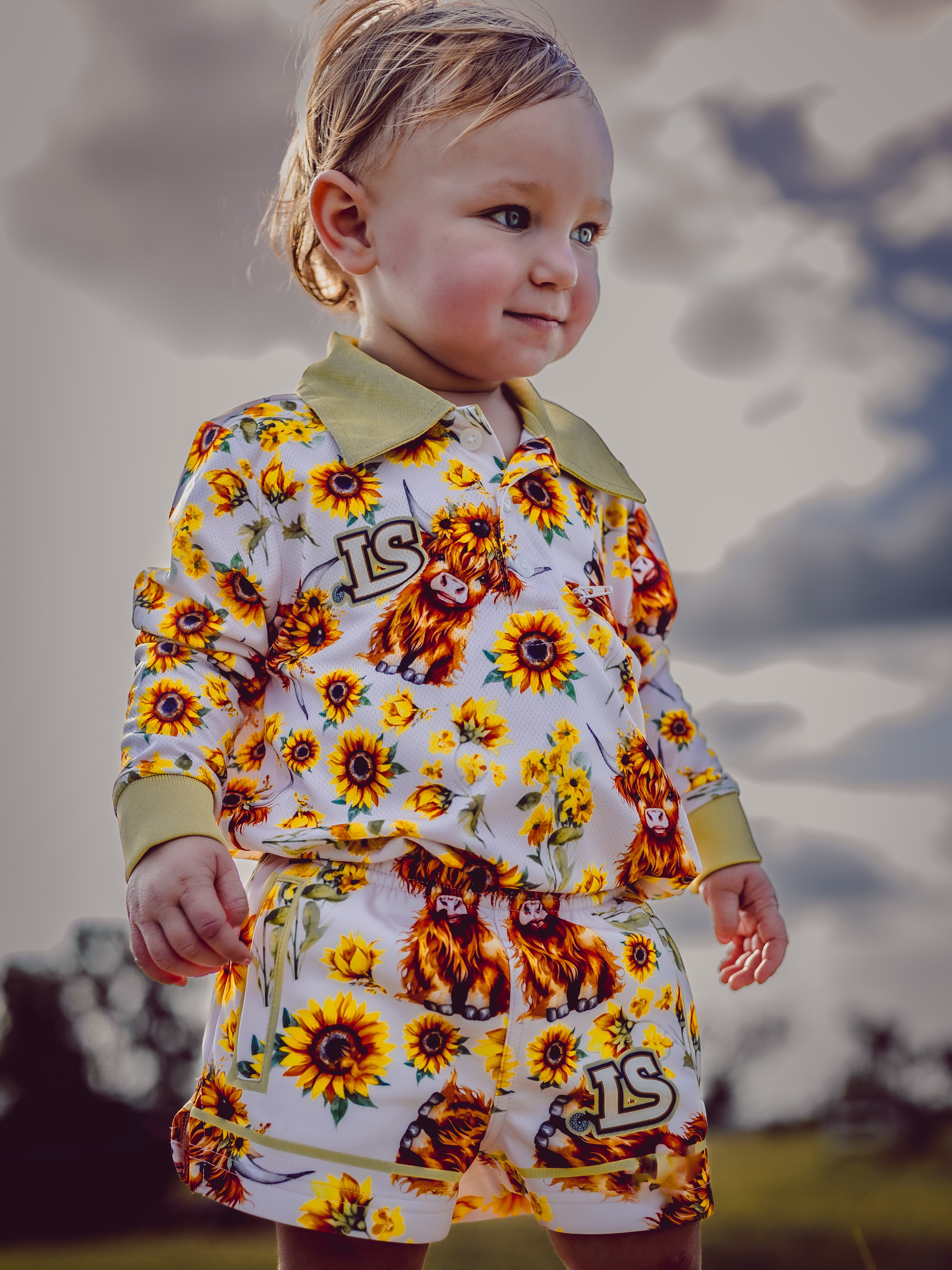 Highland Sunflower Shorts