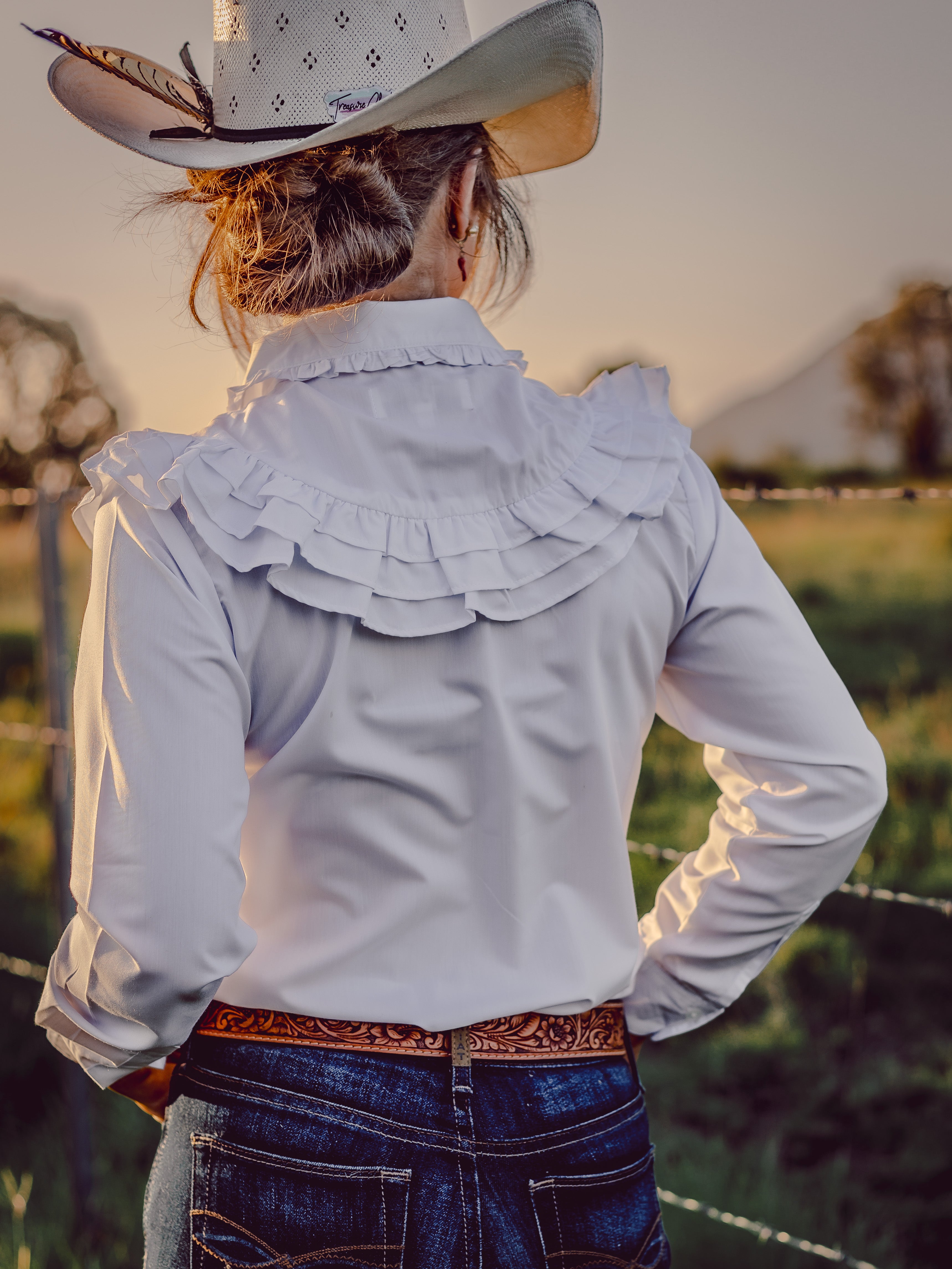 Severnlea Ruffle Teen Dress Shirt