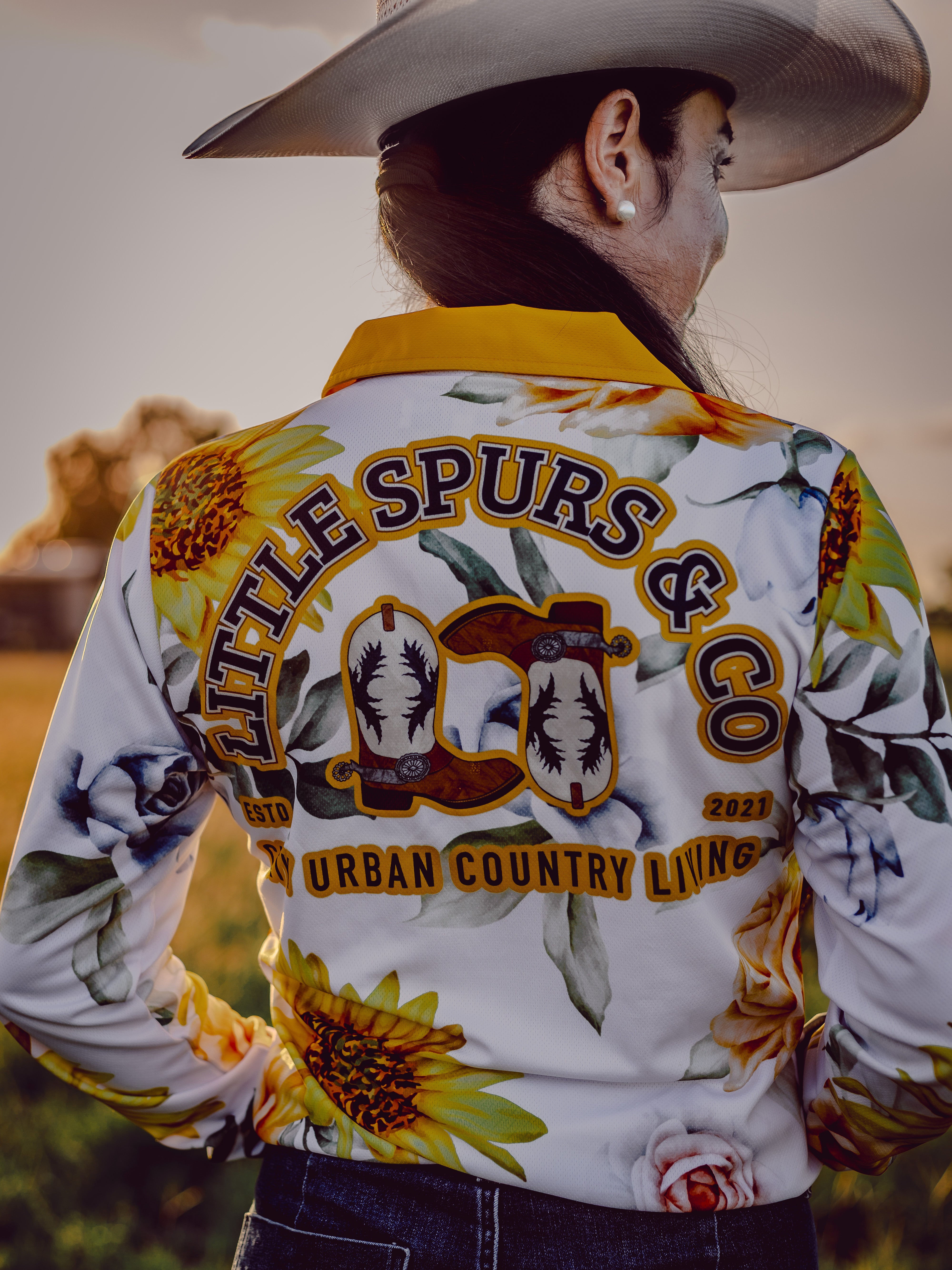 Single Rose Sun Protection Shirt