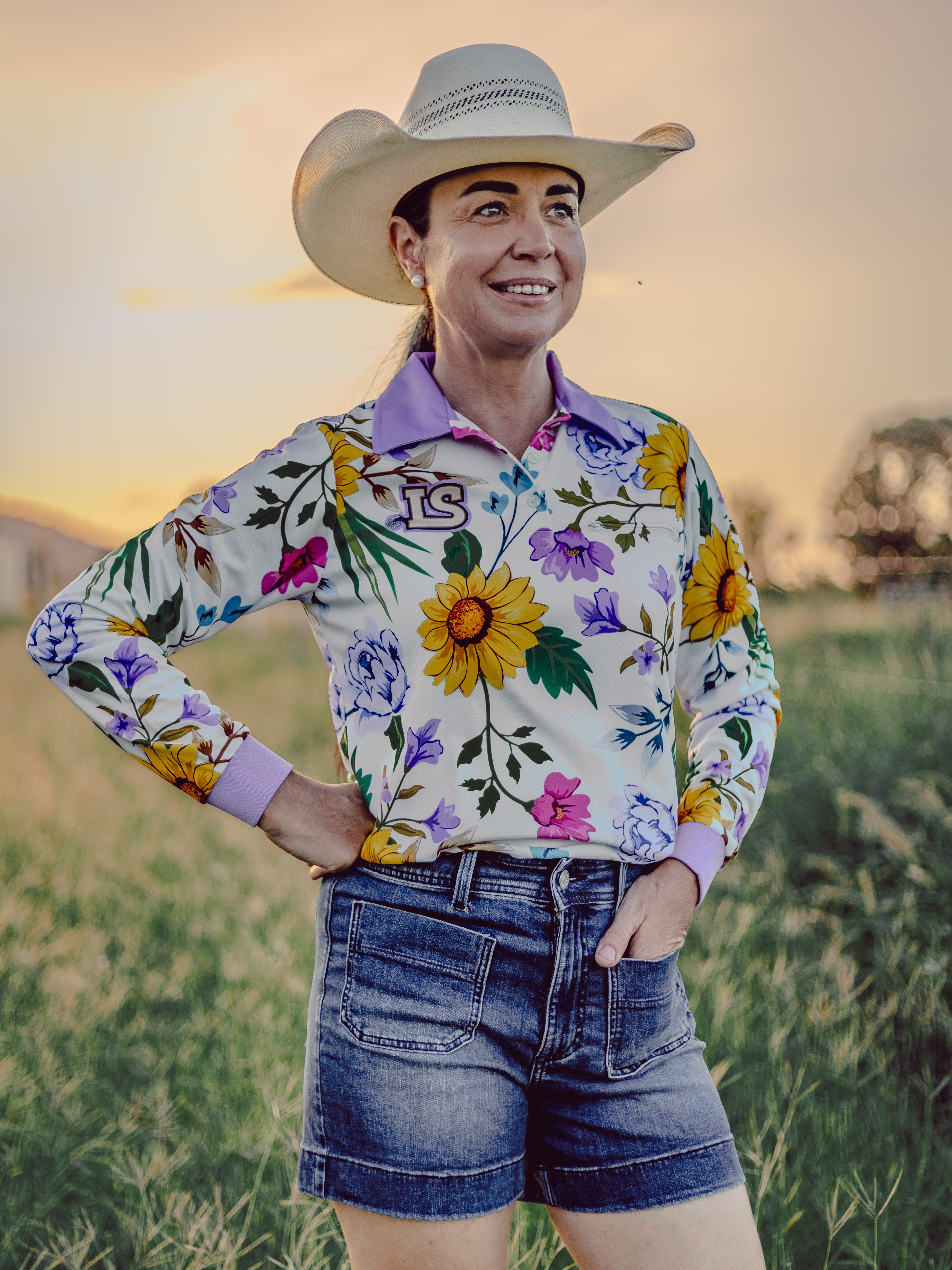 Lilac Sun Protection Shirt