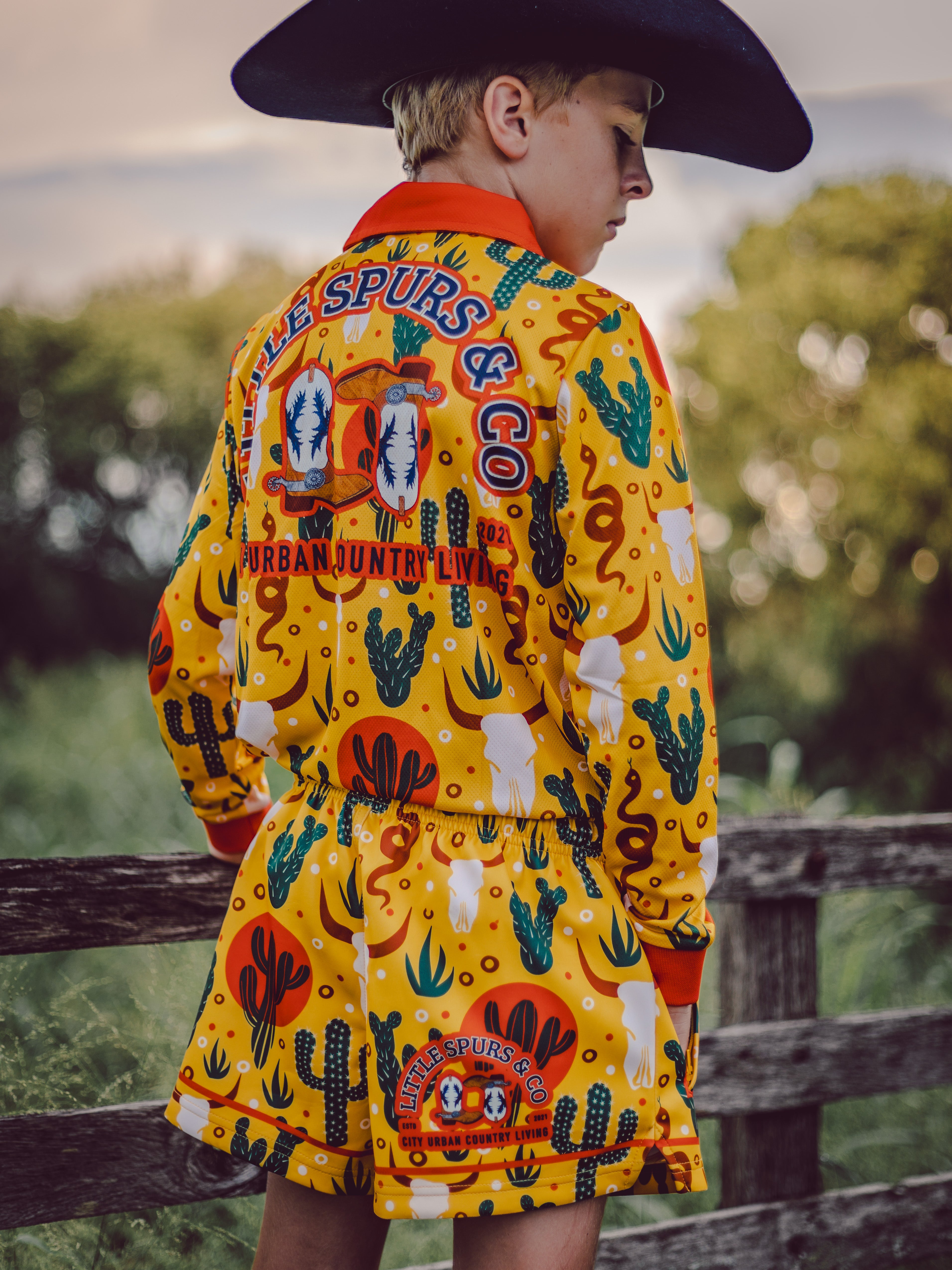 Arid Cactus Teen Sun Protection Shirt