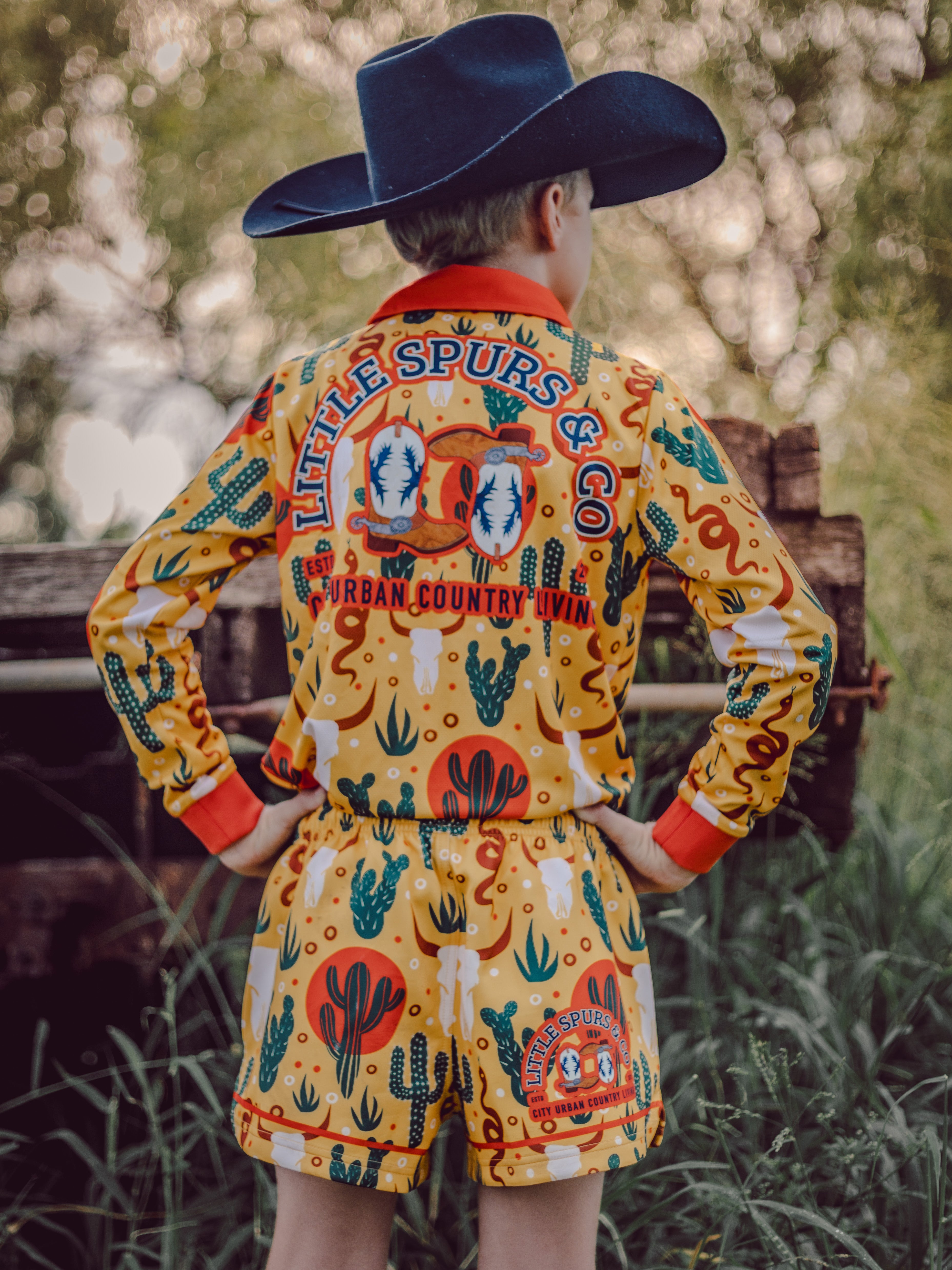 Arid Cactus Teen Sun Protection Shirt