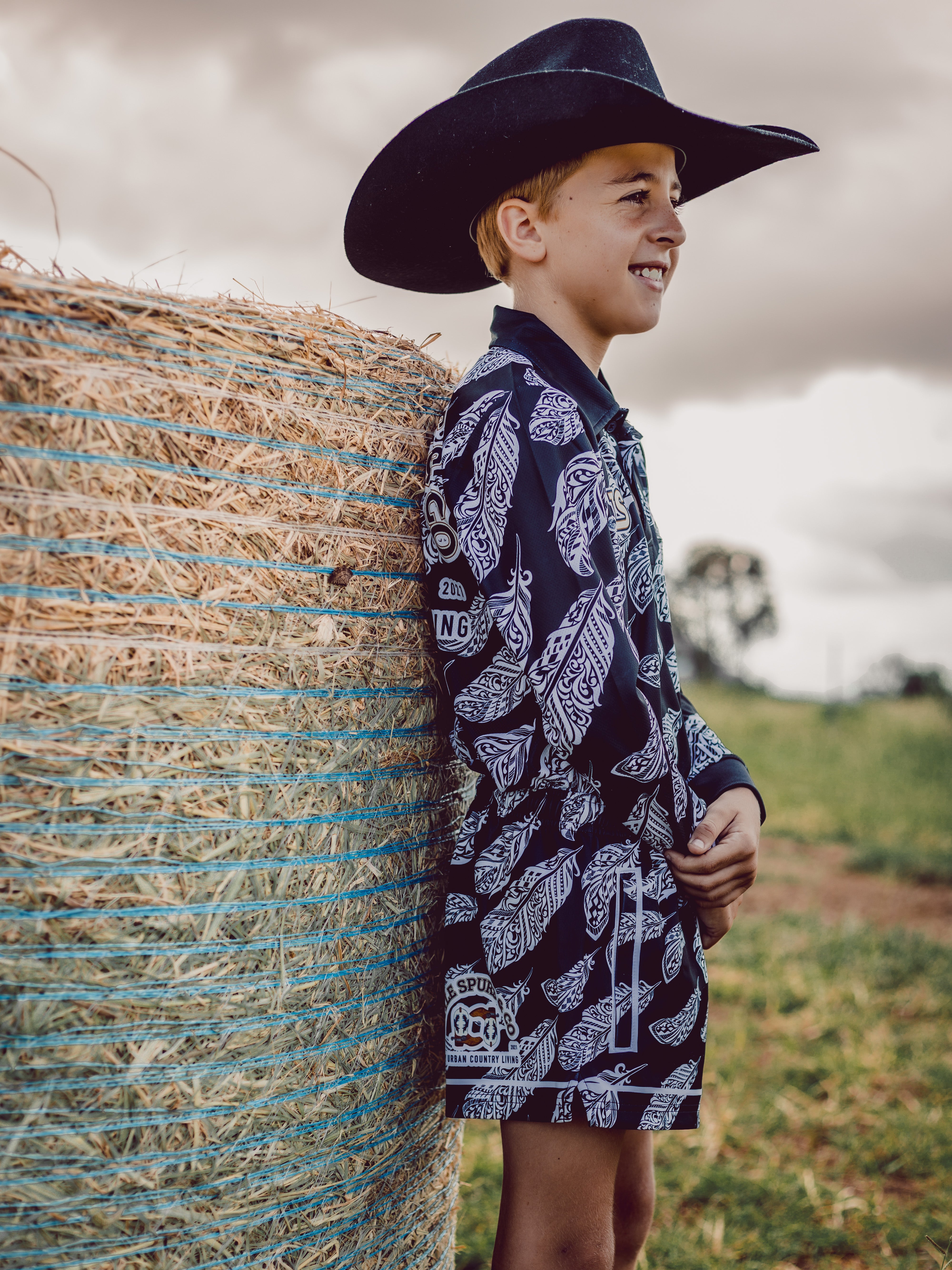 Kiwi Feather Teen Sun Protection Shirt