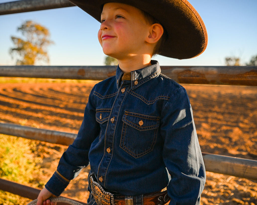 Western Boys Classic Dress Shirt