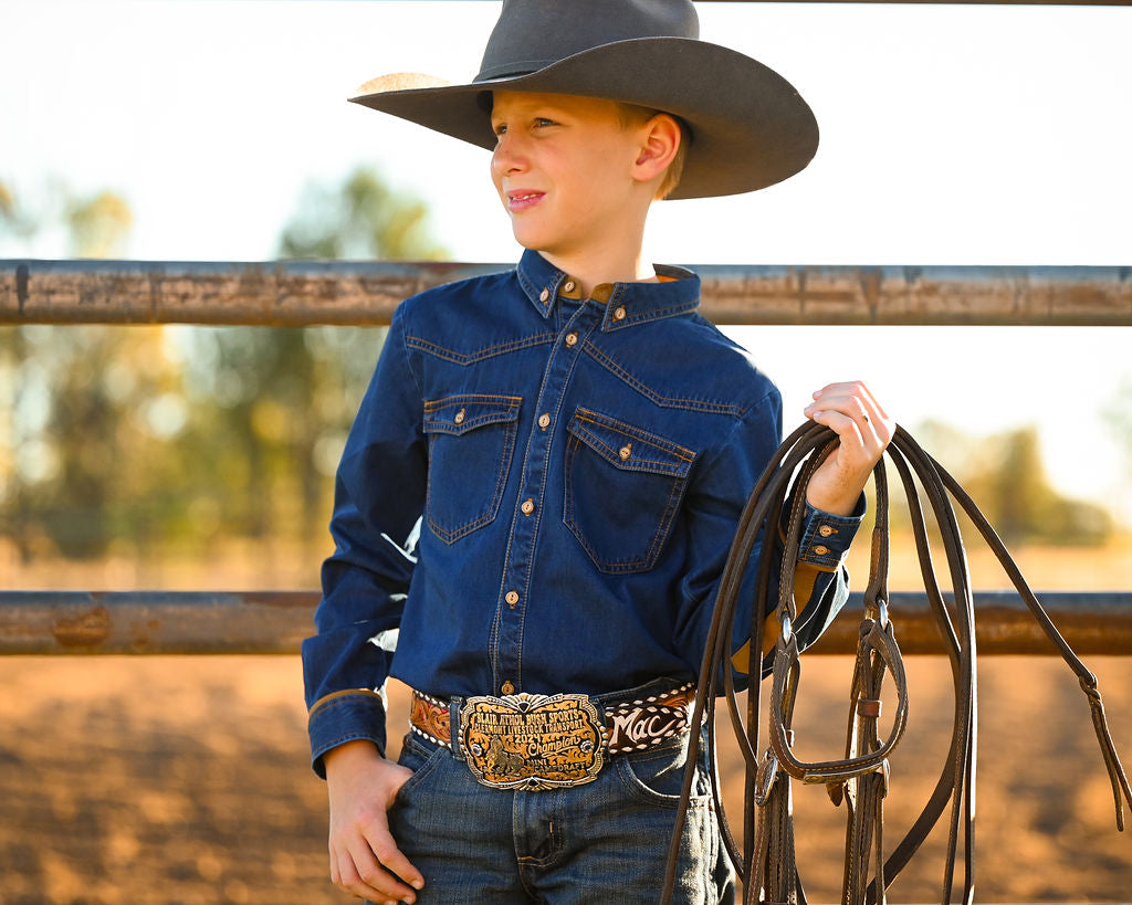 Western Boys Classic Dress Shirt