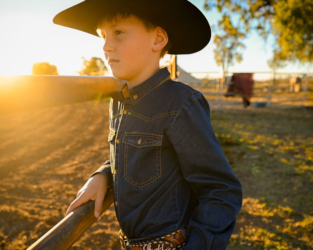 Western Boys Classic Dress Shirt