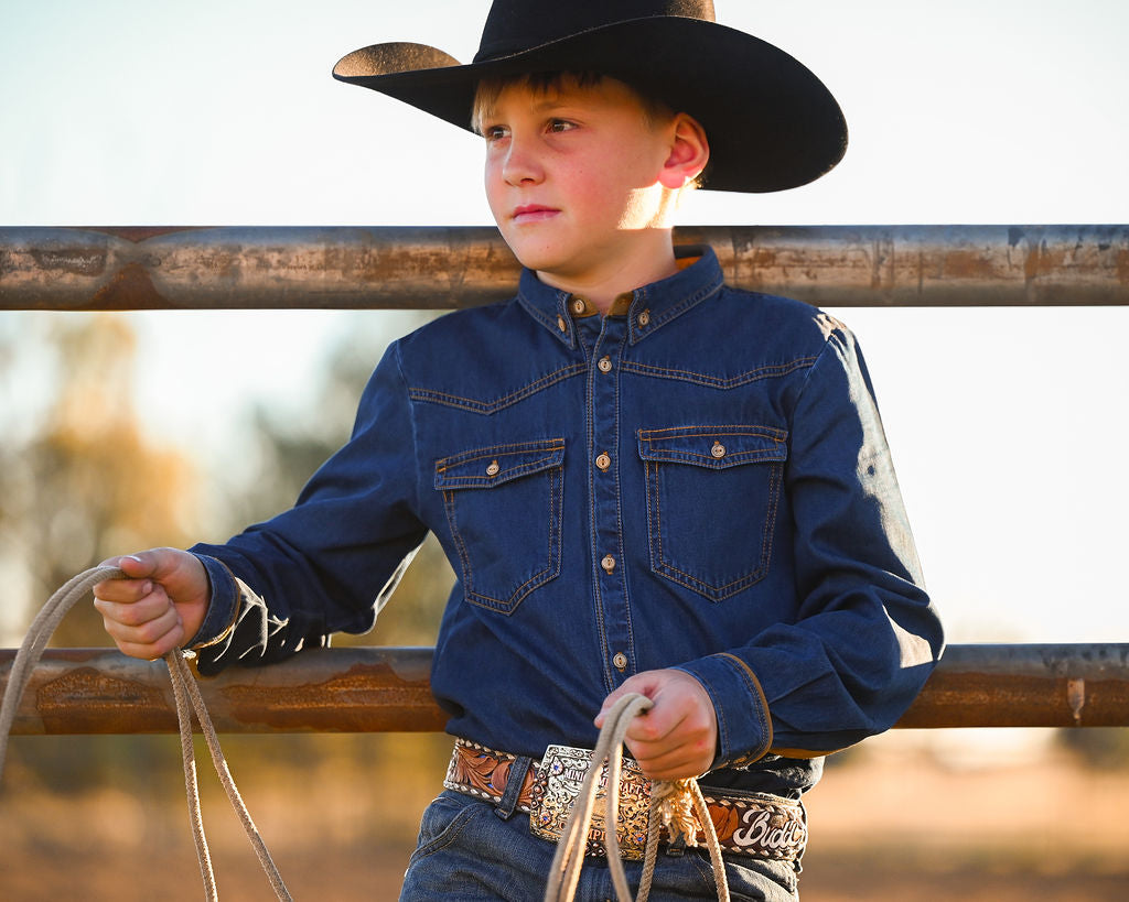 Western Boys Teen Classic Dress Shirt