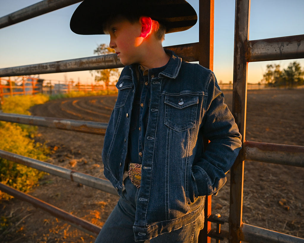 Little Spurs & Co Teen Denim Jacket
