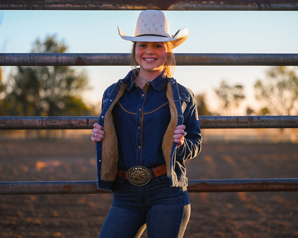 Little Spurs & Co Teen Denim Jacket