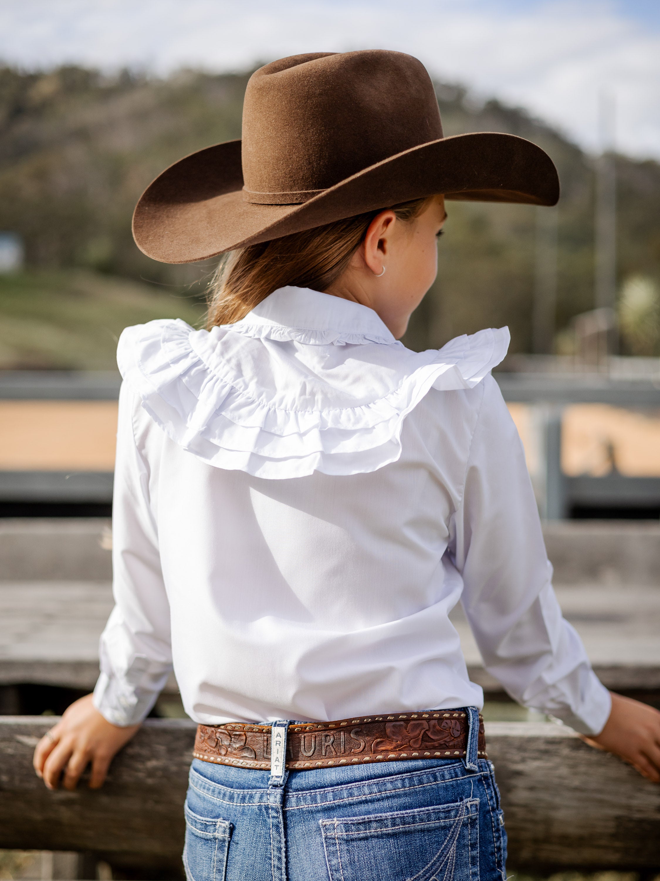 Severnlea Ruffle Teen Dress Shirt