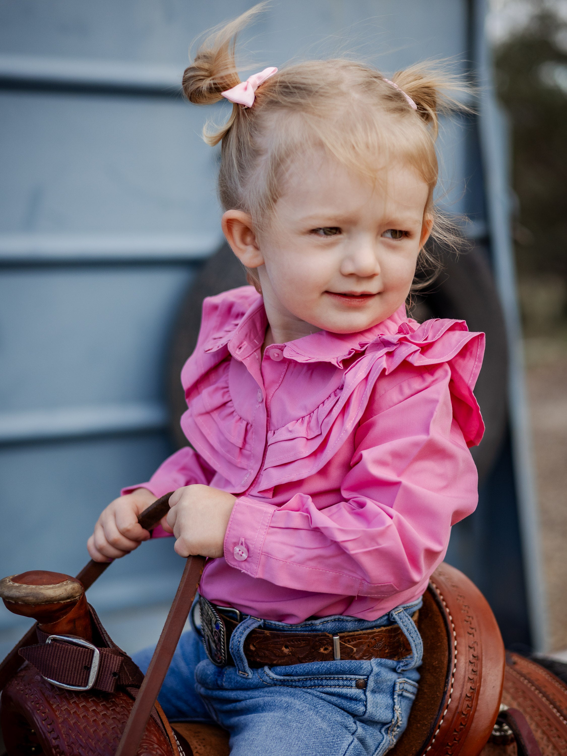 Severnlea Ruffle Long Sleeve Romper