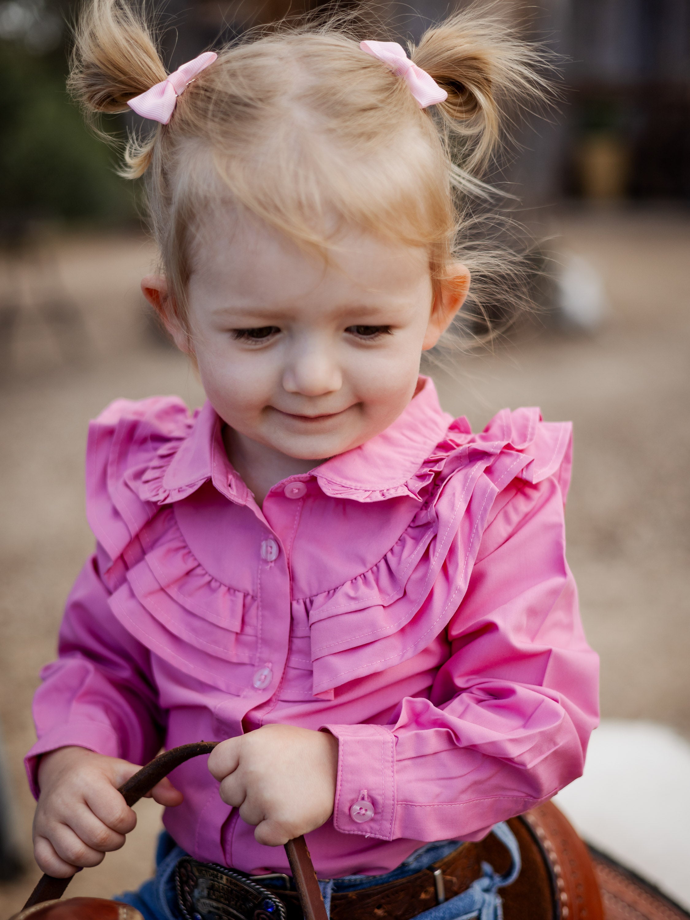 Severnlea Ruffle Long Sleeve Romper