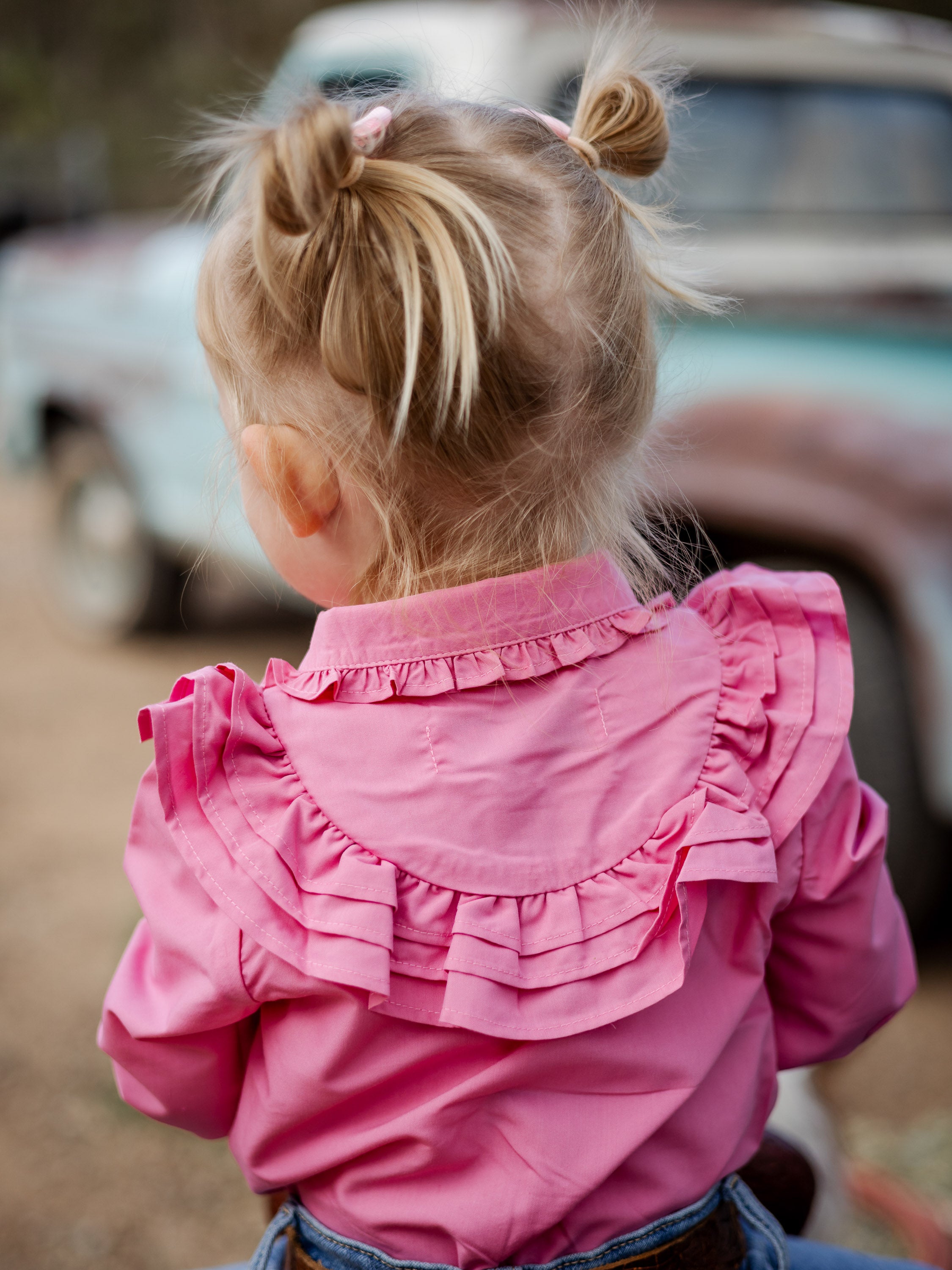 Severnlea Ruffle Long Sleeve Romper