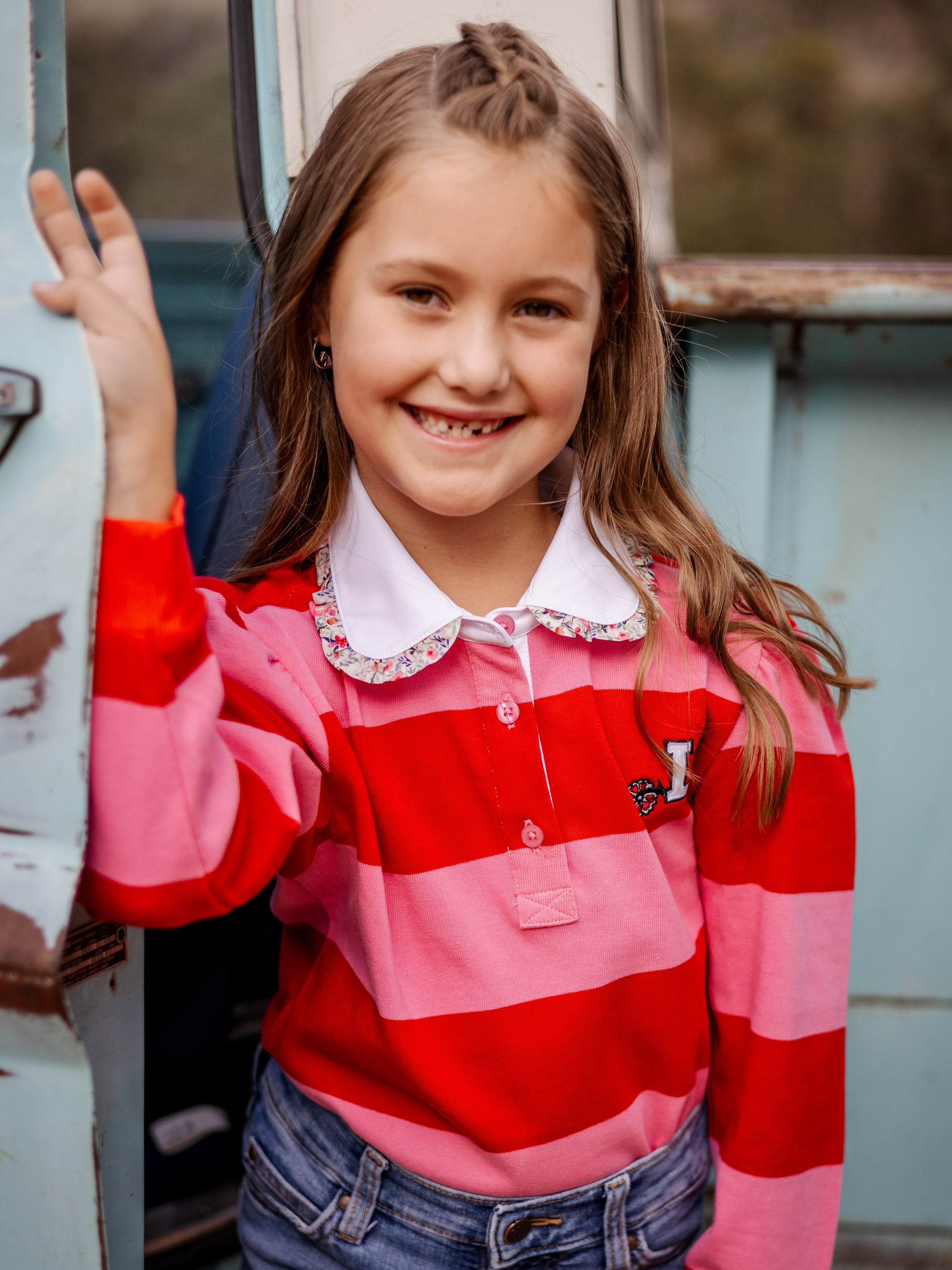 Girls Teen Rugby Polo Jersey