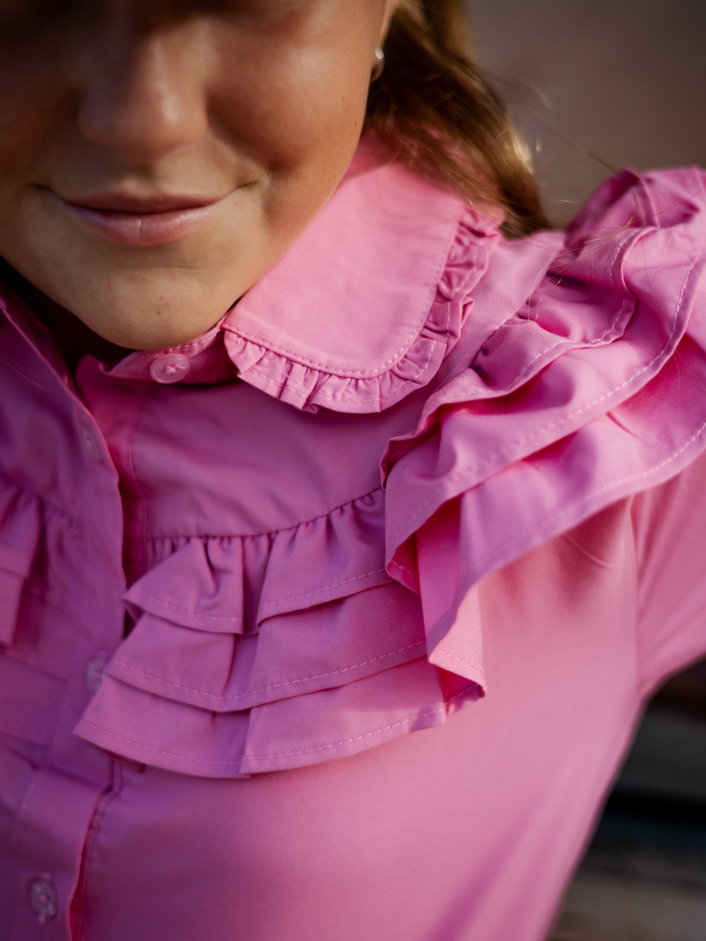 Severnlea Ruffle Teen Dress Shirt