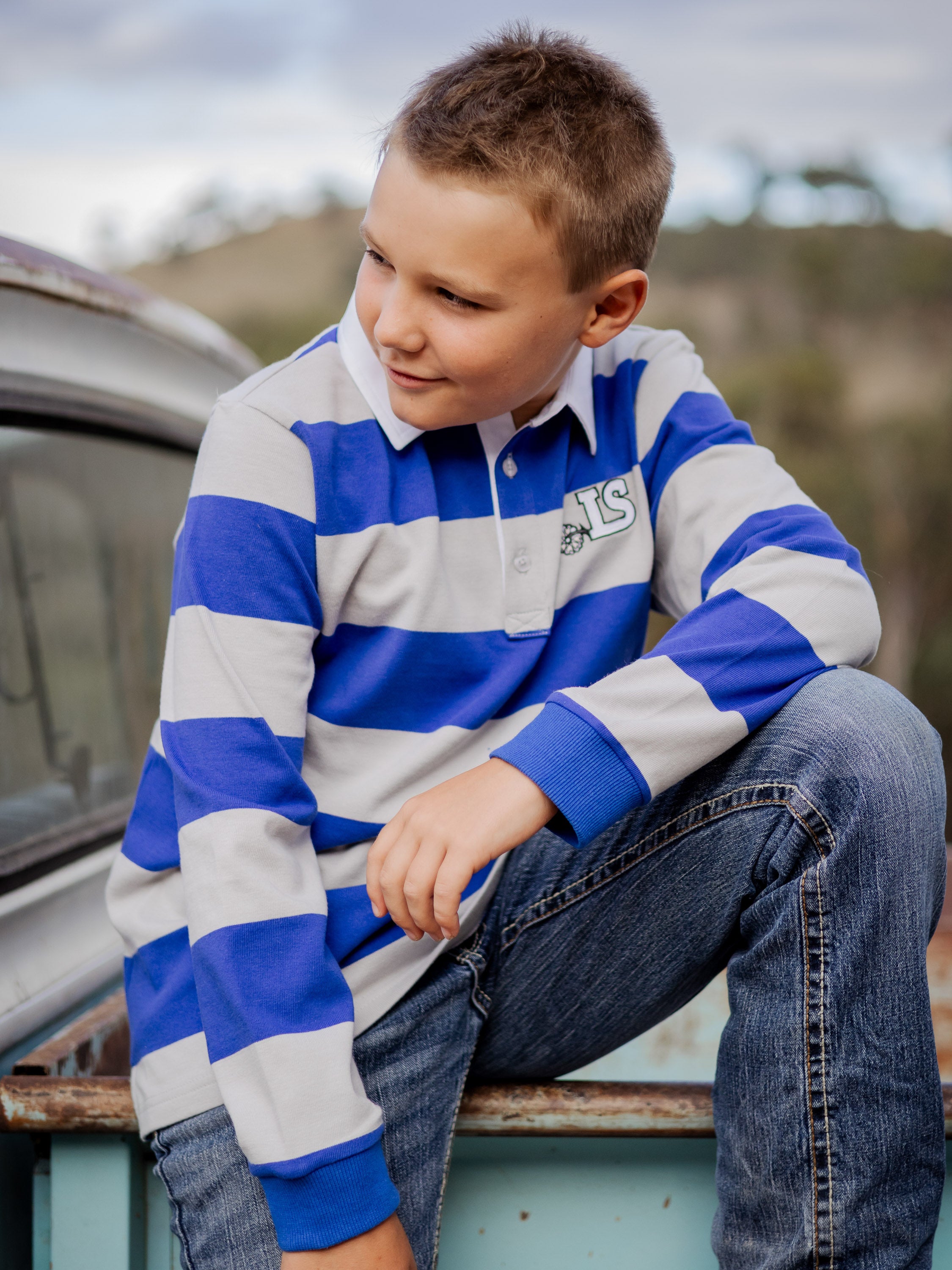 Boys Teen Rugby Polo Jersey