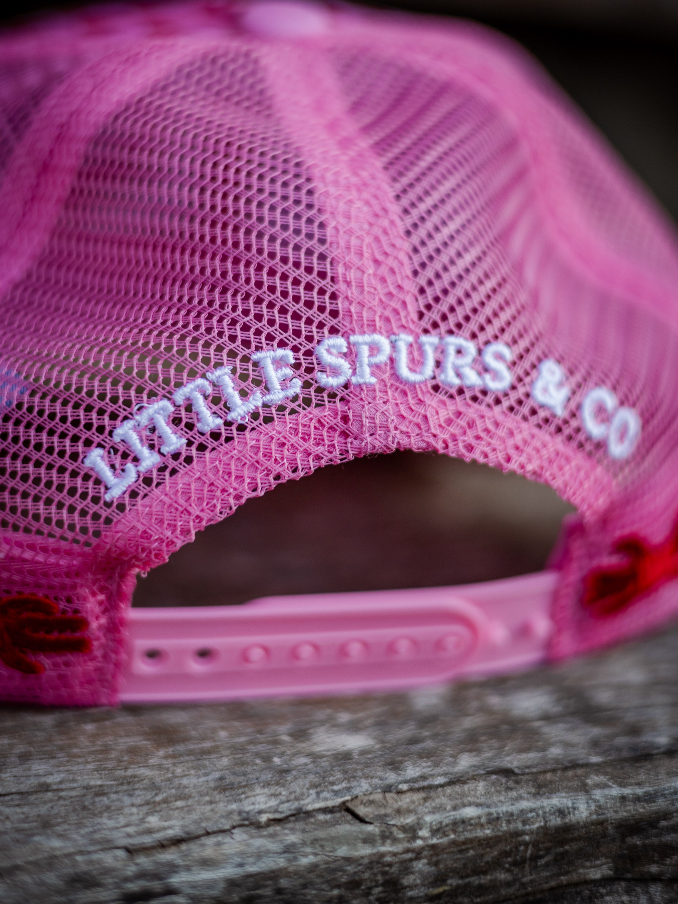 Little Spurs & Co - Pink Love Heart Cap