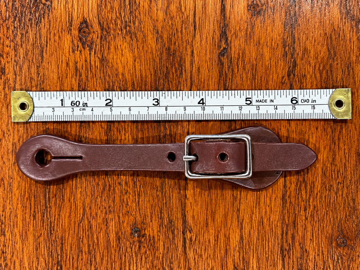 Toddler Leather Spur Straps – Oiled Finish