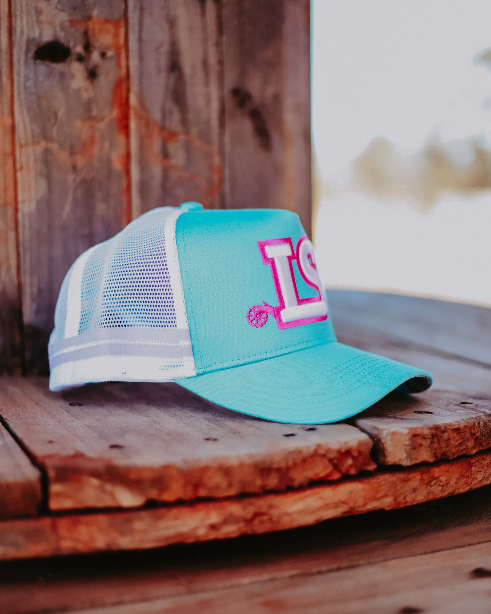 Little Spurs & Co - Light Teal Cap