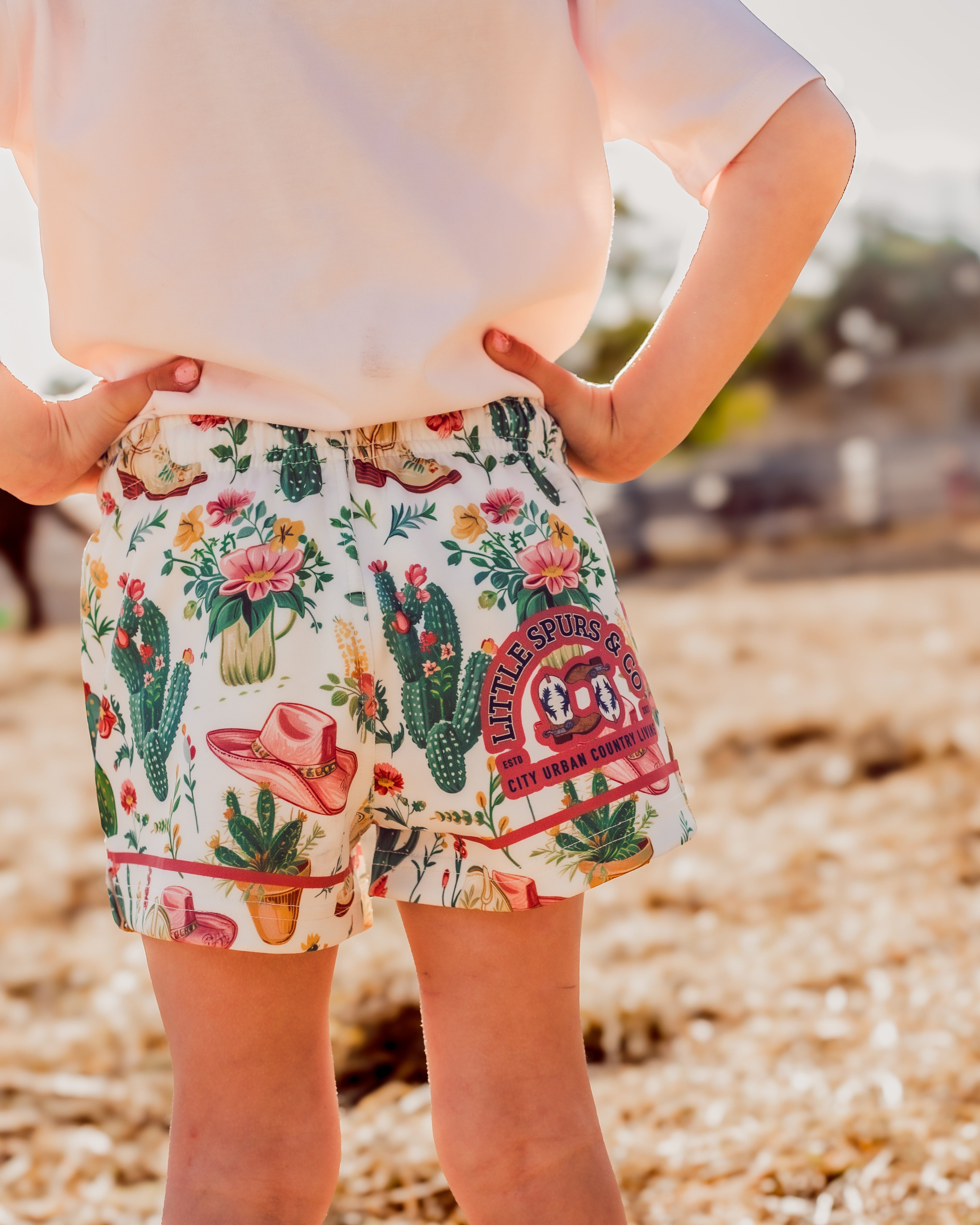 Cactus n Boots Teen Shorts