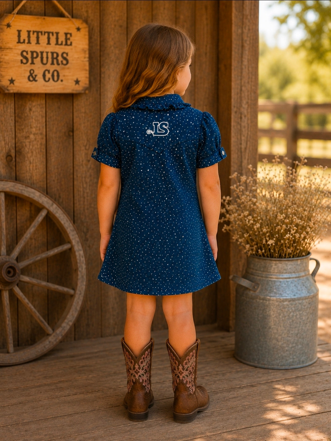 Mareeba Sparkle Denim Dress