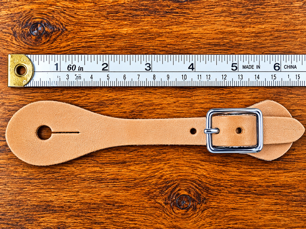 Youth Leather Spur Straps – Natural
