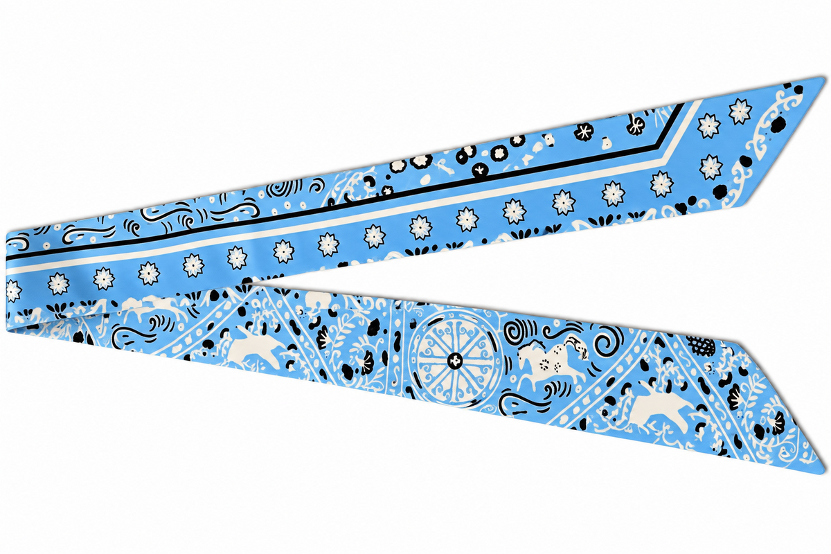 Twilly Scarf - Blue