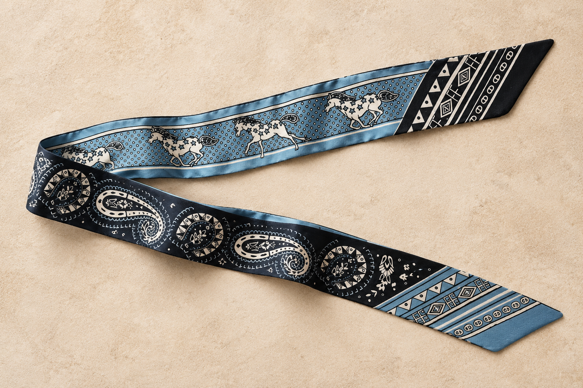 Twilly Scarf - Navy